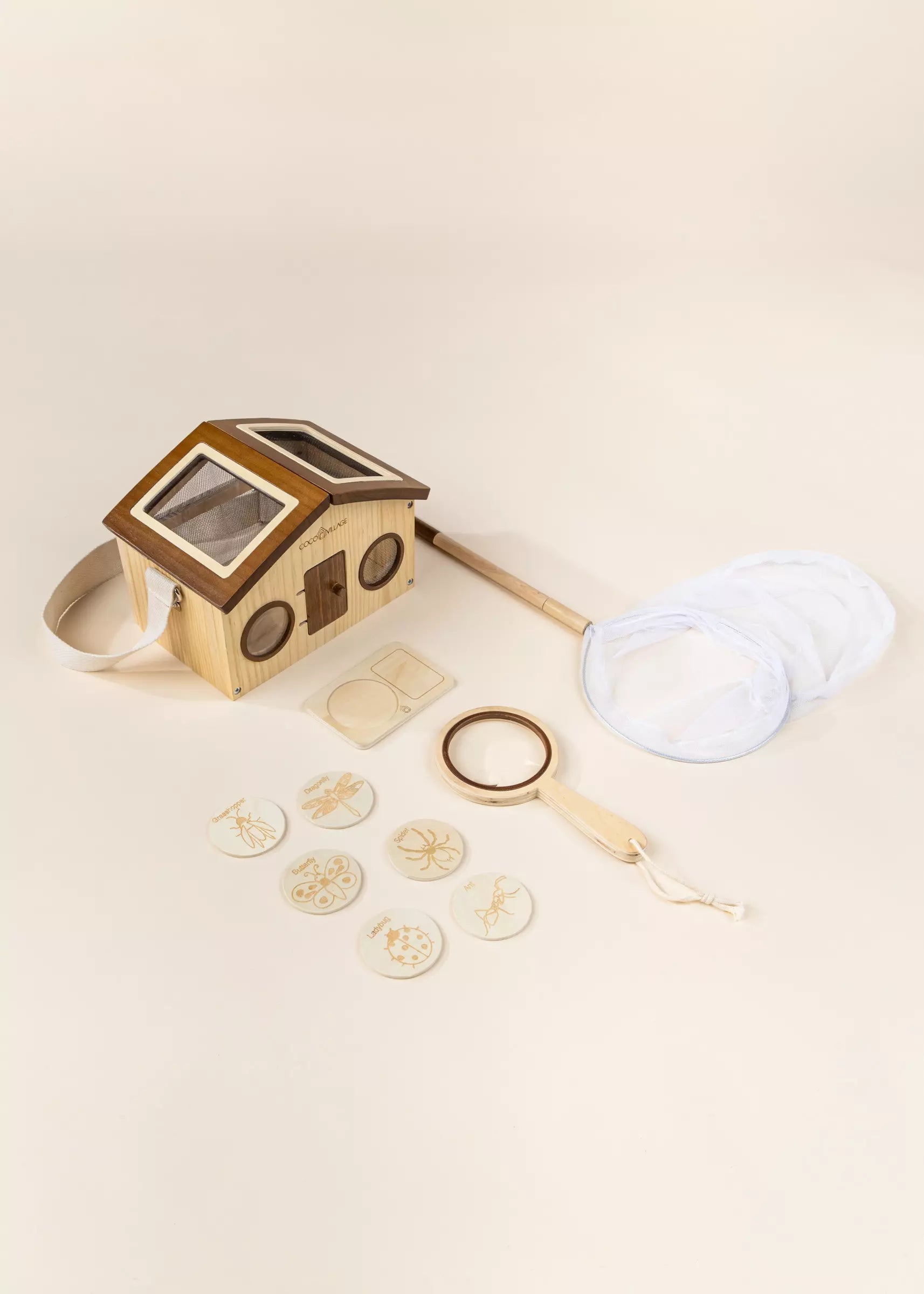 Image of Wooden Bug House & Exploration Set