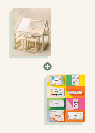 Art table & 8 Coco Studio kits Bundle