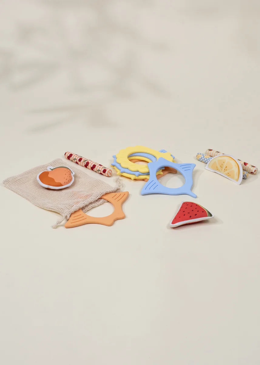 Image of Set of 3 Neoprene Diving Figures – Summer Fruits