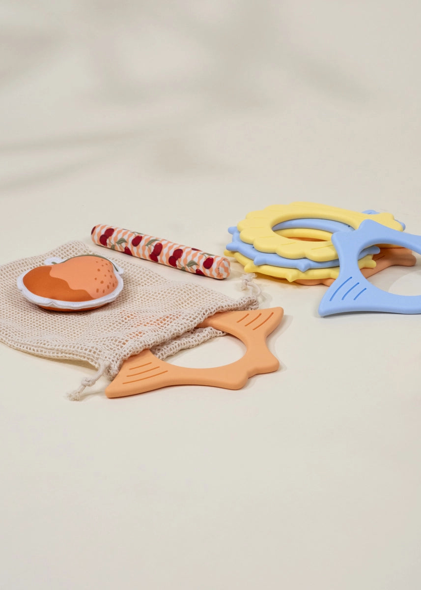 Image of Set of 3 Neoprene Diving Figures – Summer Fruits