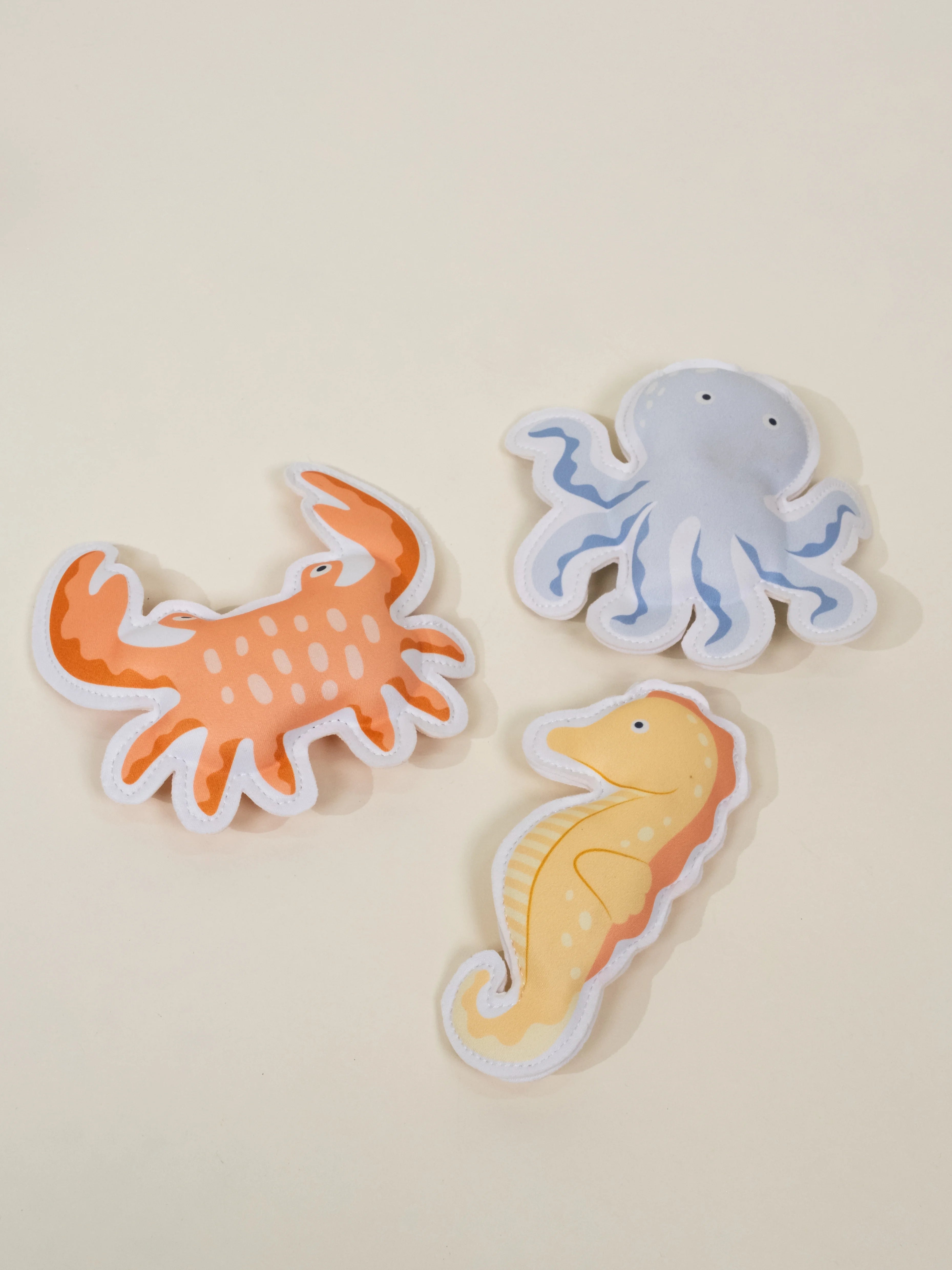 Image of Set of 3 Neoprene Diving Figures – Under the Sea