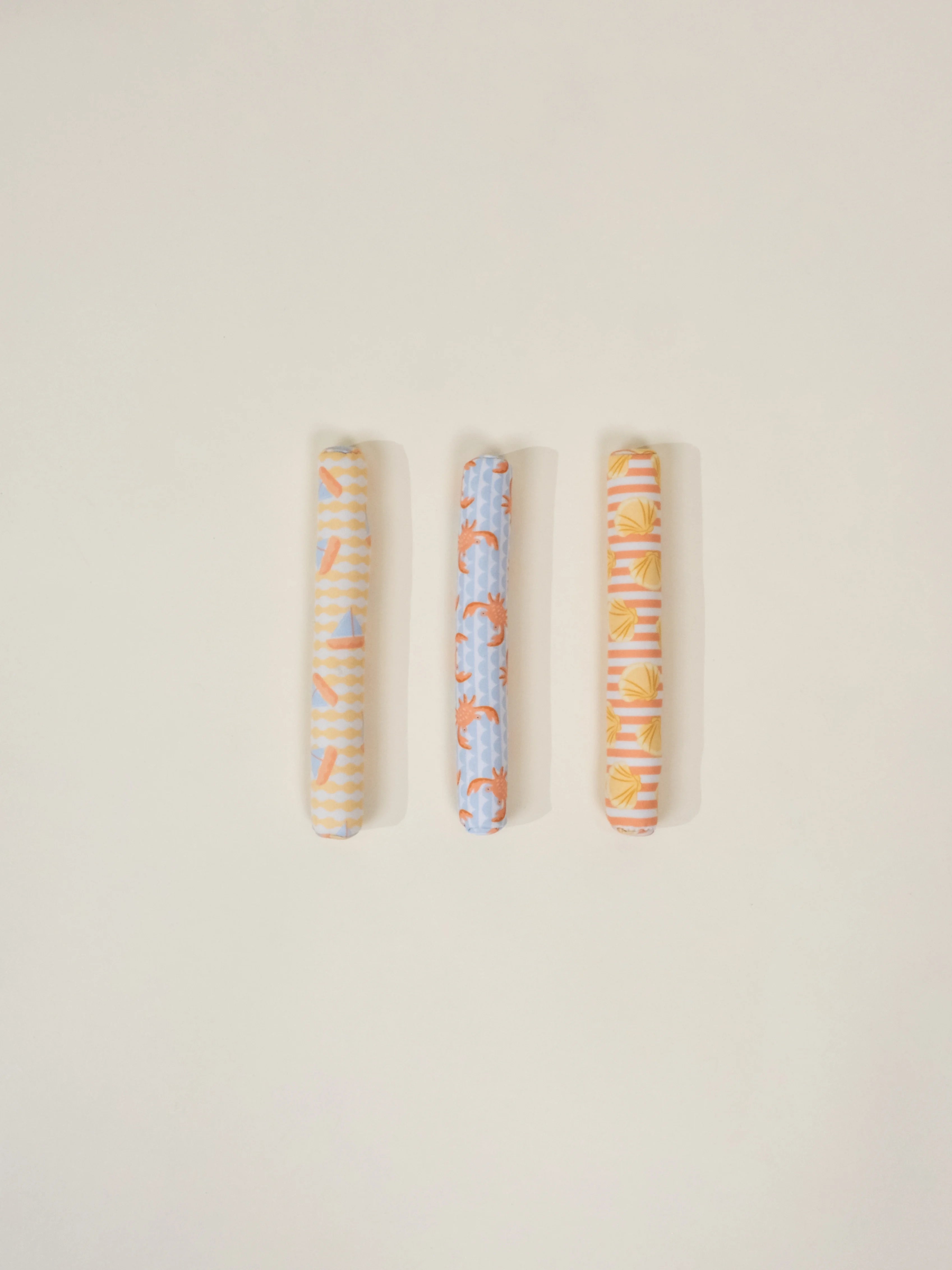 Image of Set of 3 Neoprene Diving Sticks – Under the Sea