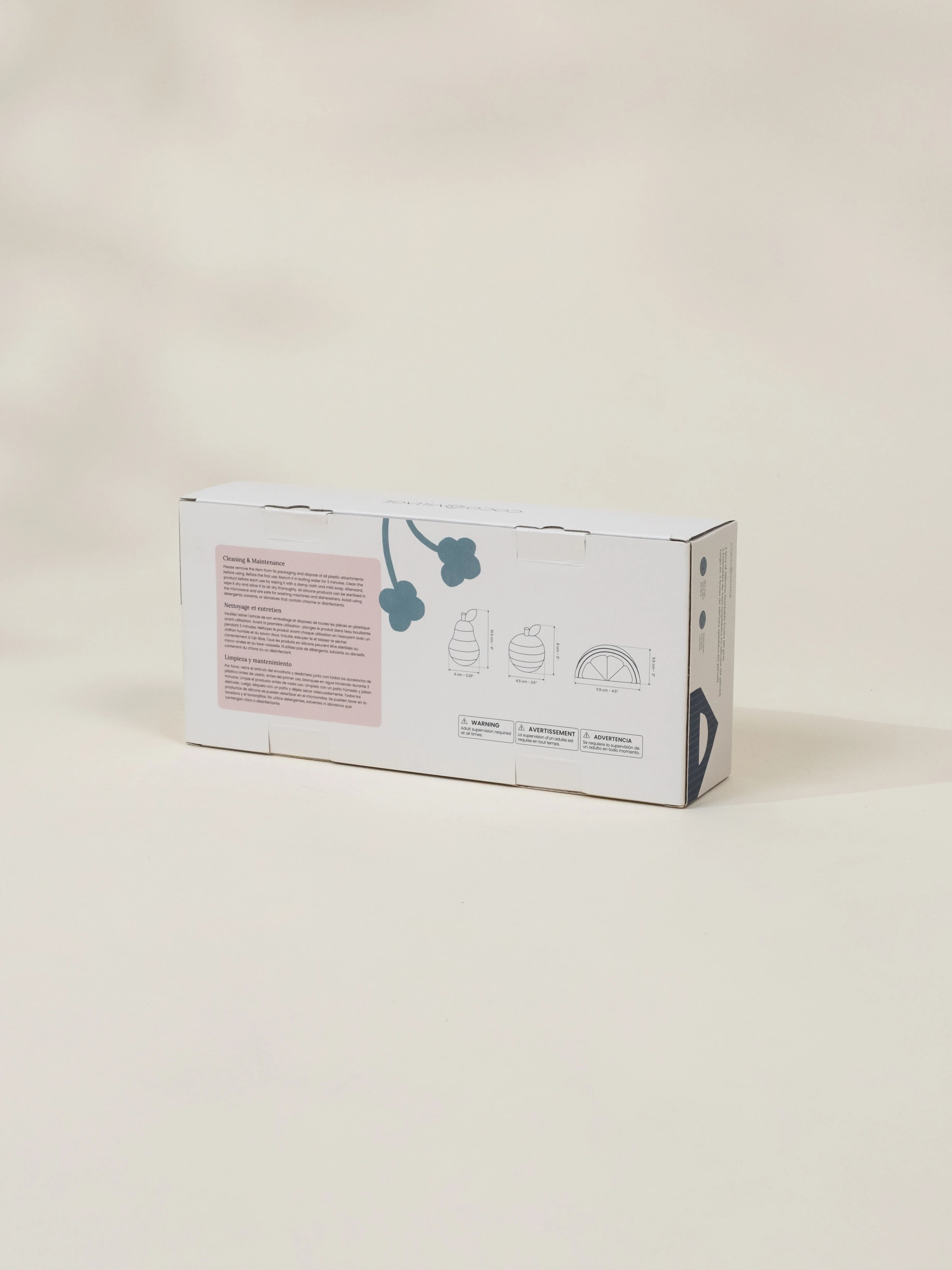 Image of 3 Sets of Silicone Stackable Fruits (16 pcs)