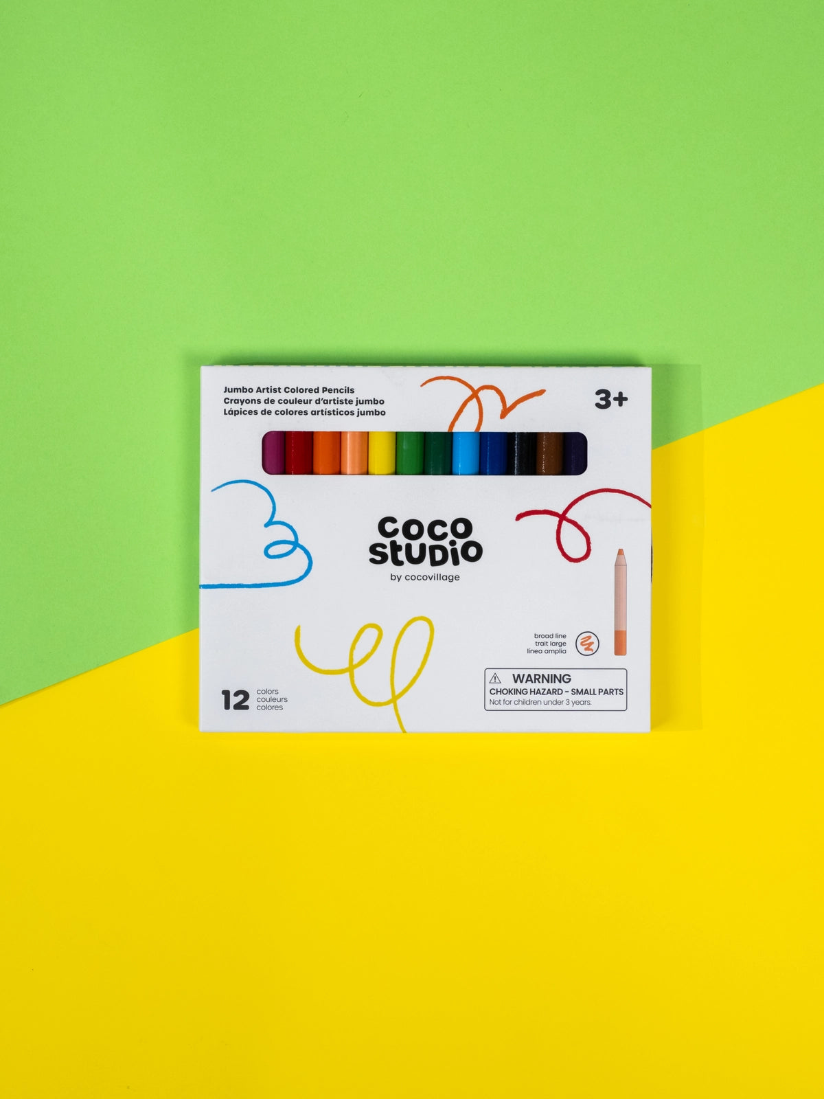 Set of 12 Jumbo Artist Colored Pencils