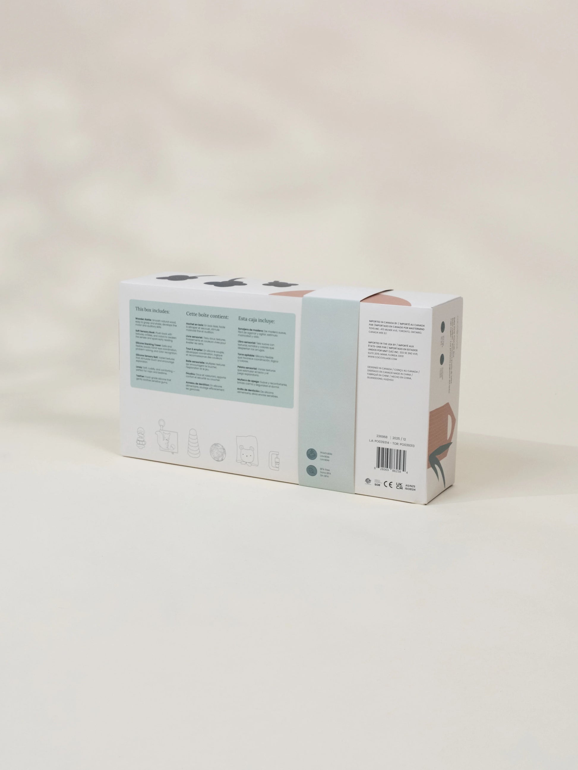 Boite cadeau - Premiers jouets de bébé