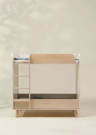 Lit superposé en bois pour poupées