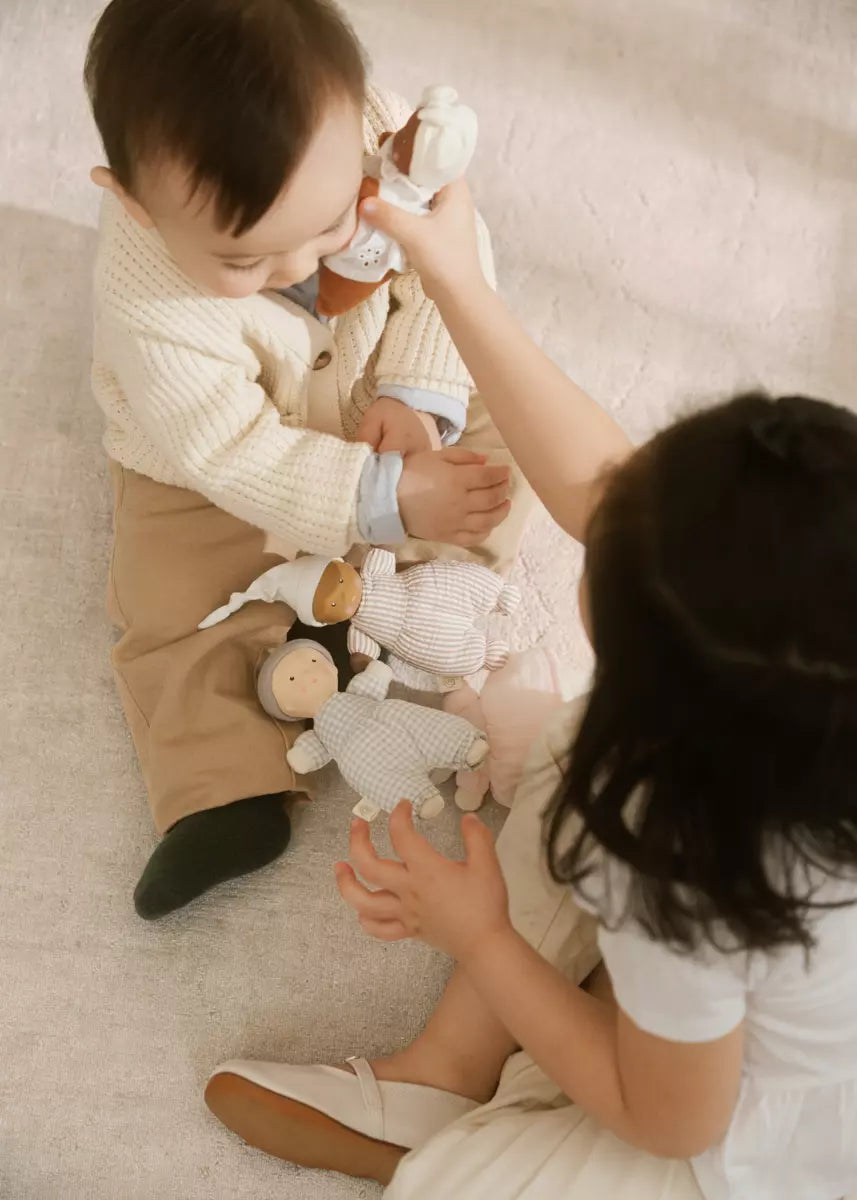 Image of CocoMini - Arlo - Natural Rubber Baby Play Doll