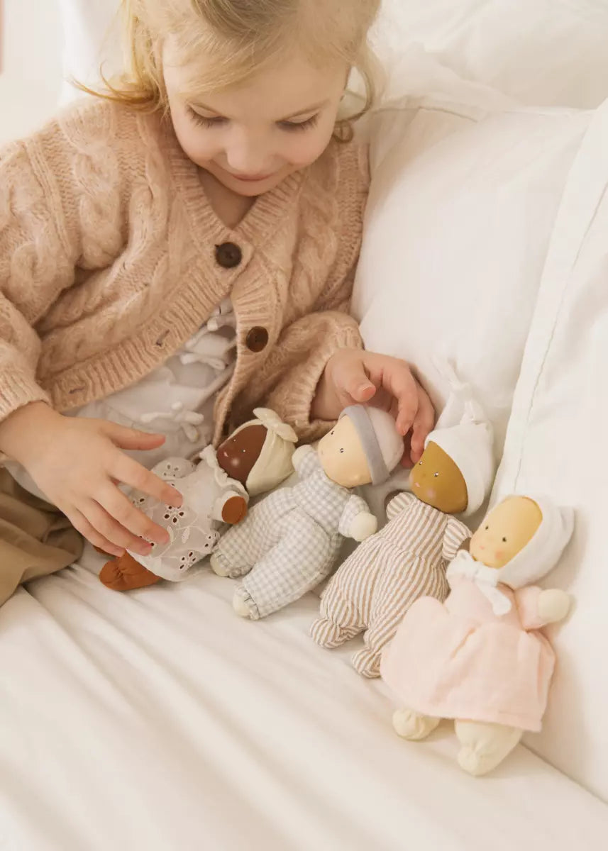 Image of CocoMini - Flora - Poupée bébé en caoutchouc naturel