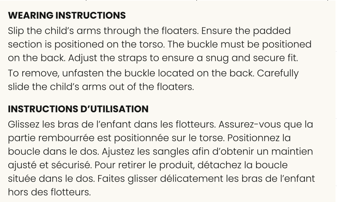 Neoprene Kids Swimming Vest – Ocean (1–3Y)