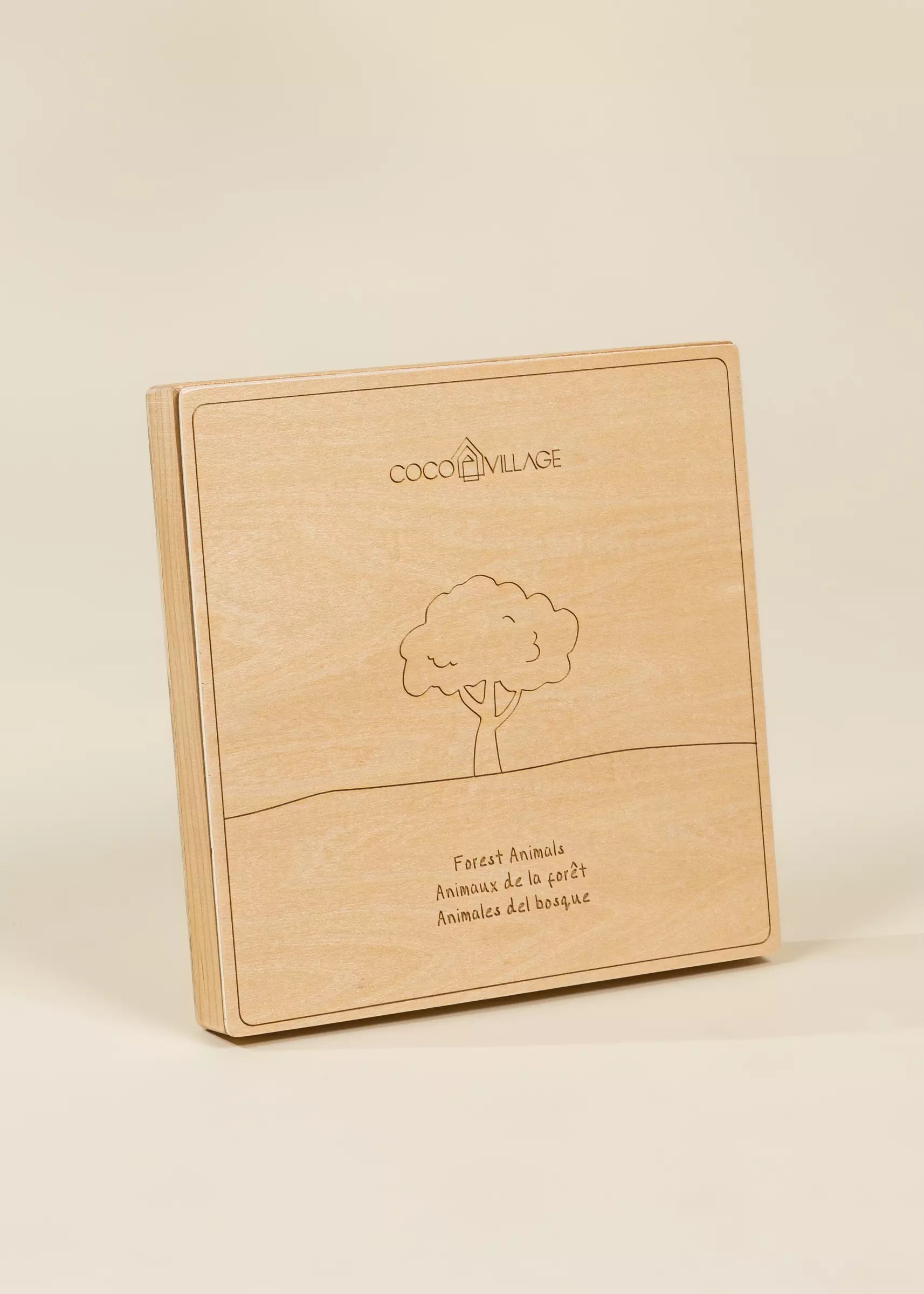 Image of Wooden Balance Puzzle - Forest - 8 pieces