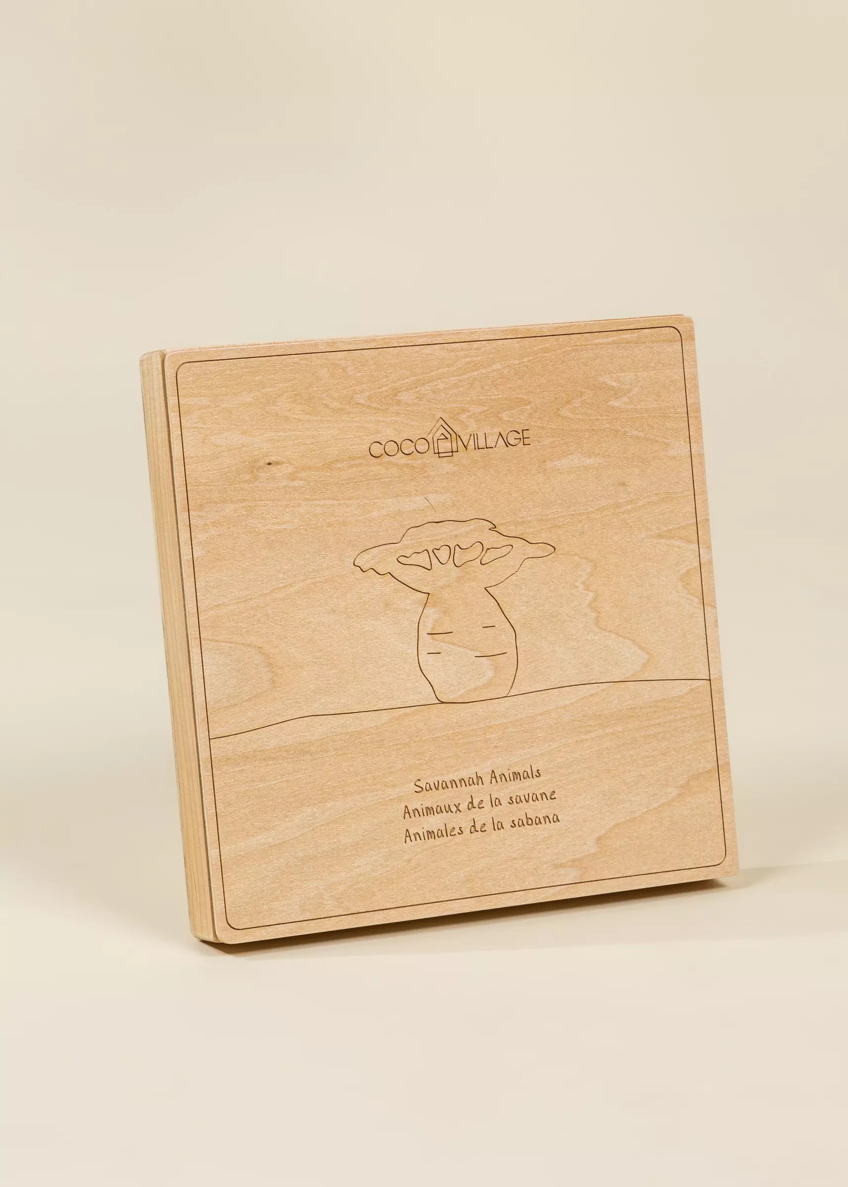 Image of Wooden Balance Puzzle - Safari - 8 pieces