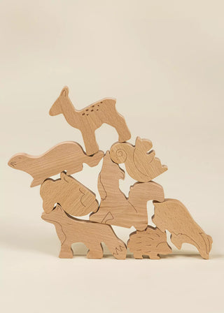 Wooden Balance Puzzle - Forest - 8 pieces