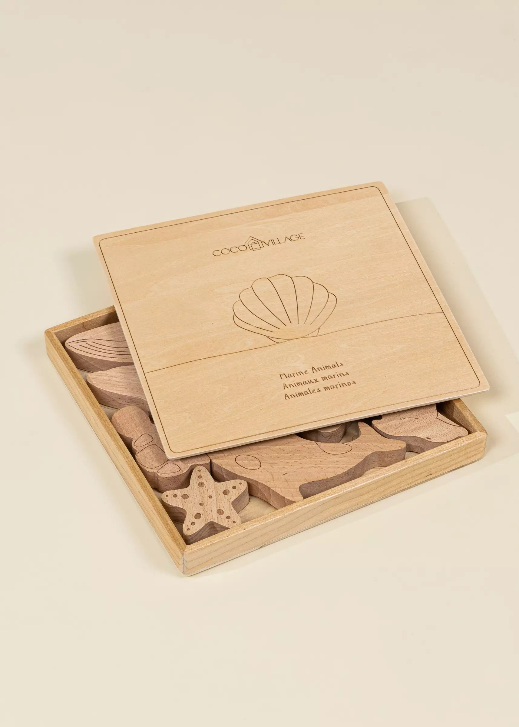 Image of Wooden Puzzle - Under the Sea - 10 pieces