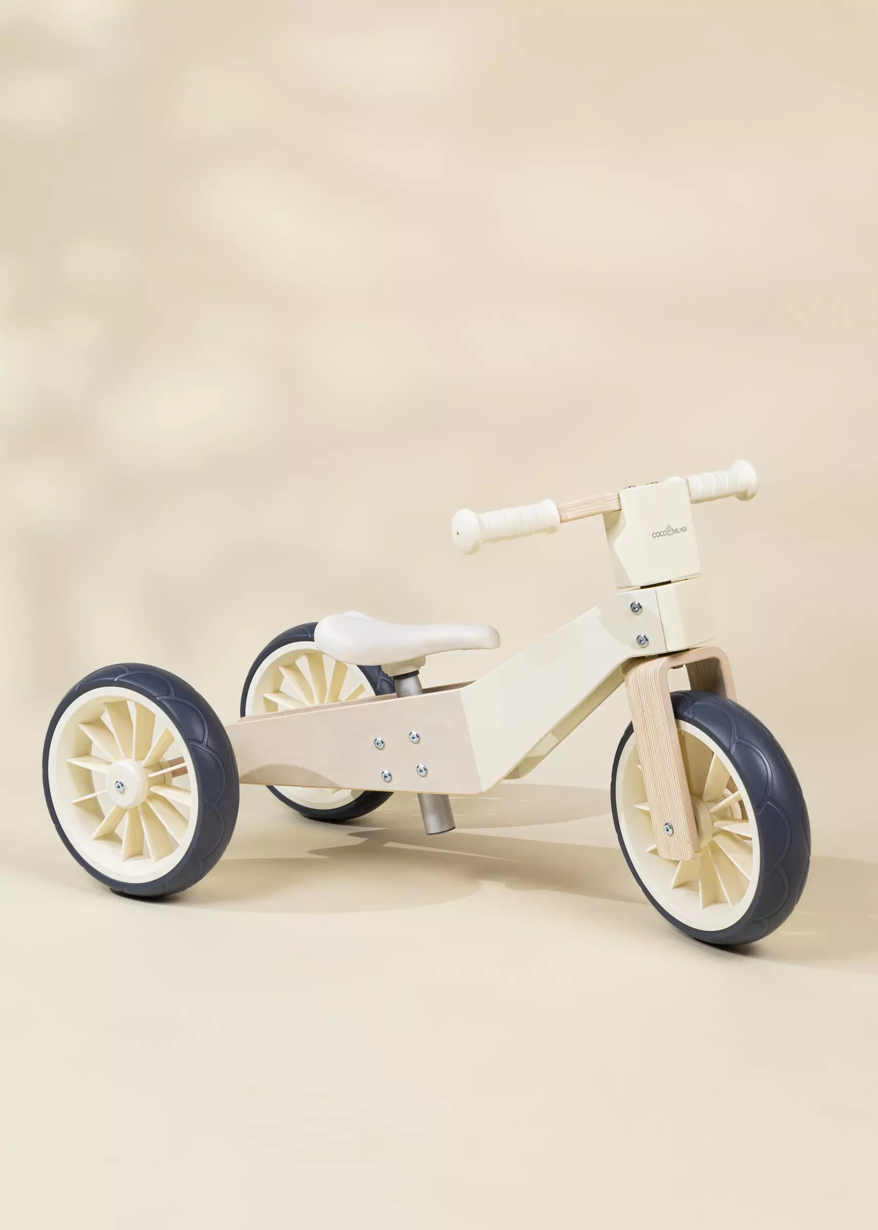 Image of Wooden Balance Bike 3-in-1 - Foam