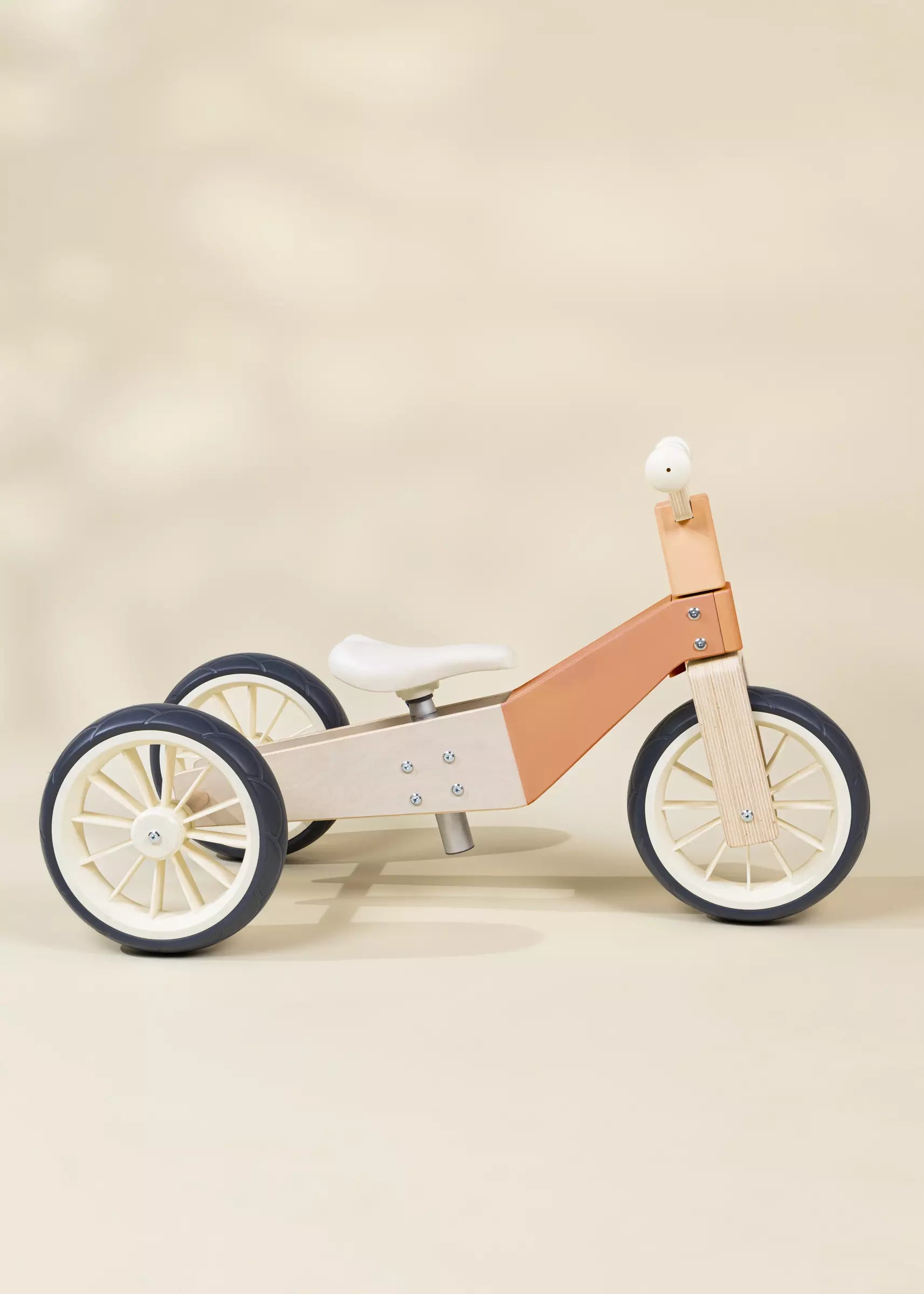 Image of Wooden Balance Bike 3-in-1 - Grapefruit