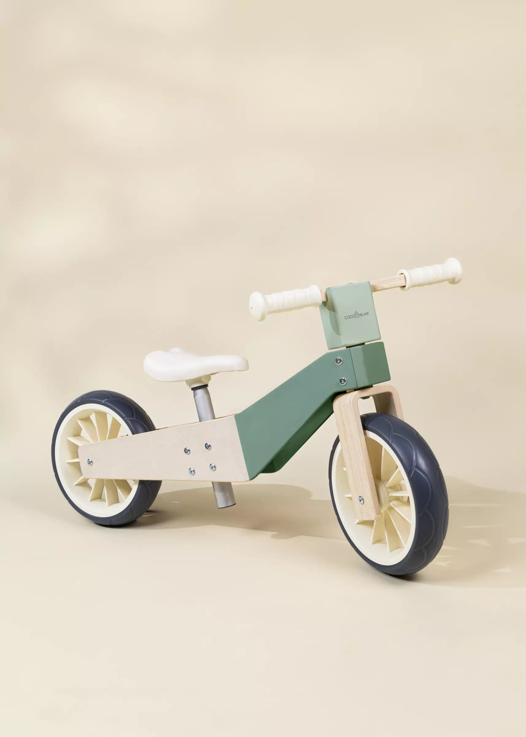 Image of Wooden Balance Bike 3-in-1 - Seafoam