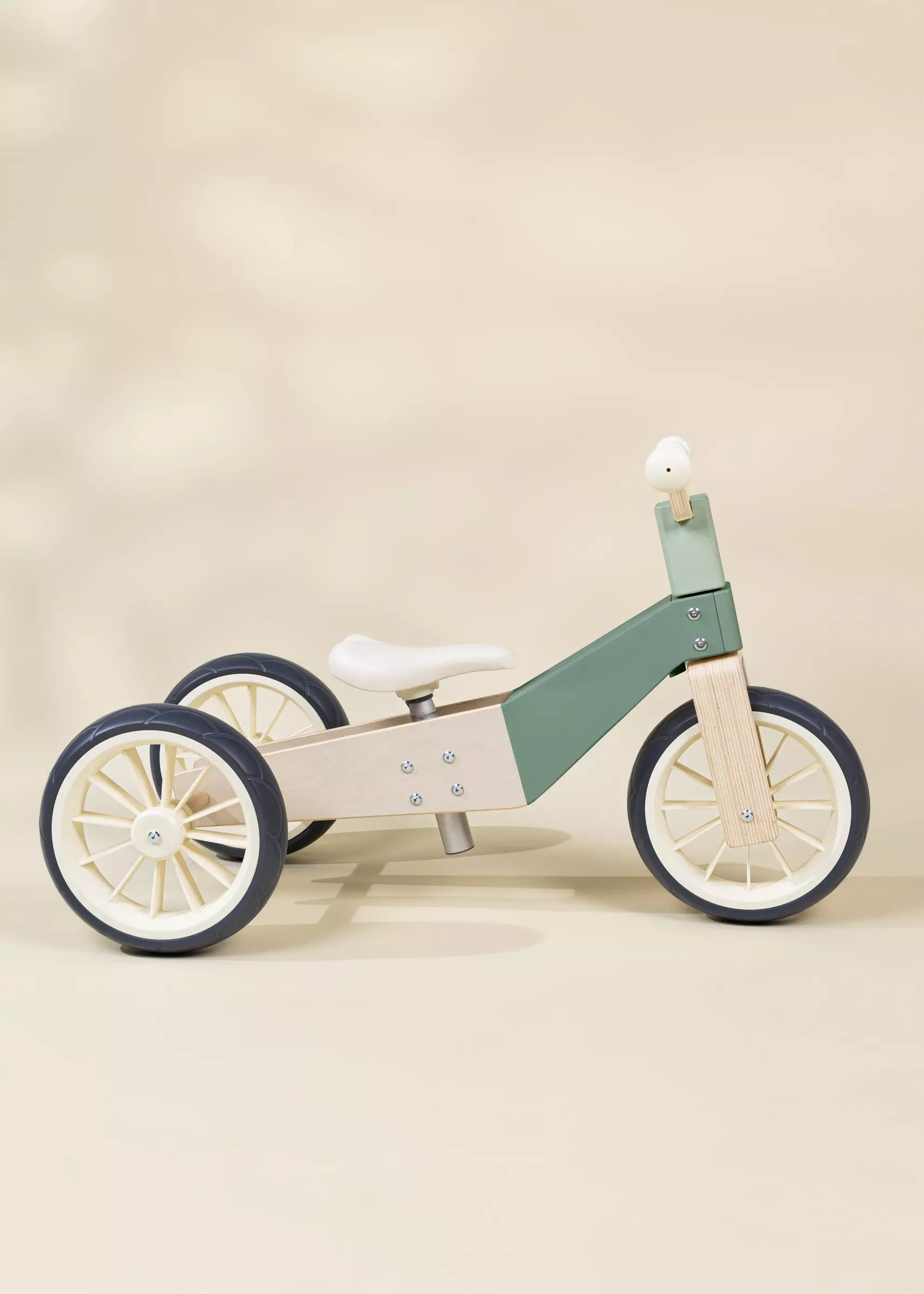 Image of Wooden Balance Bike 3-in-1 - Seafoam