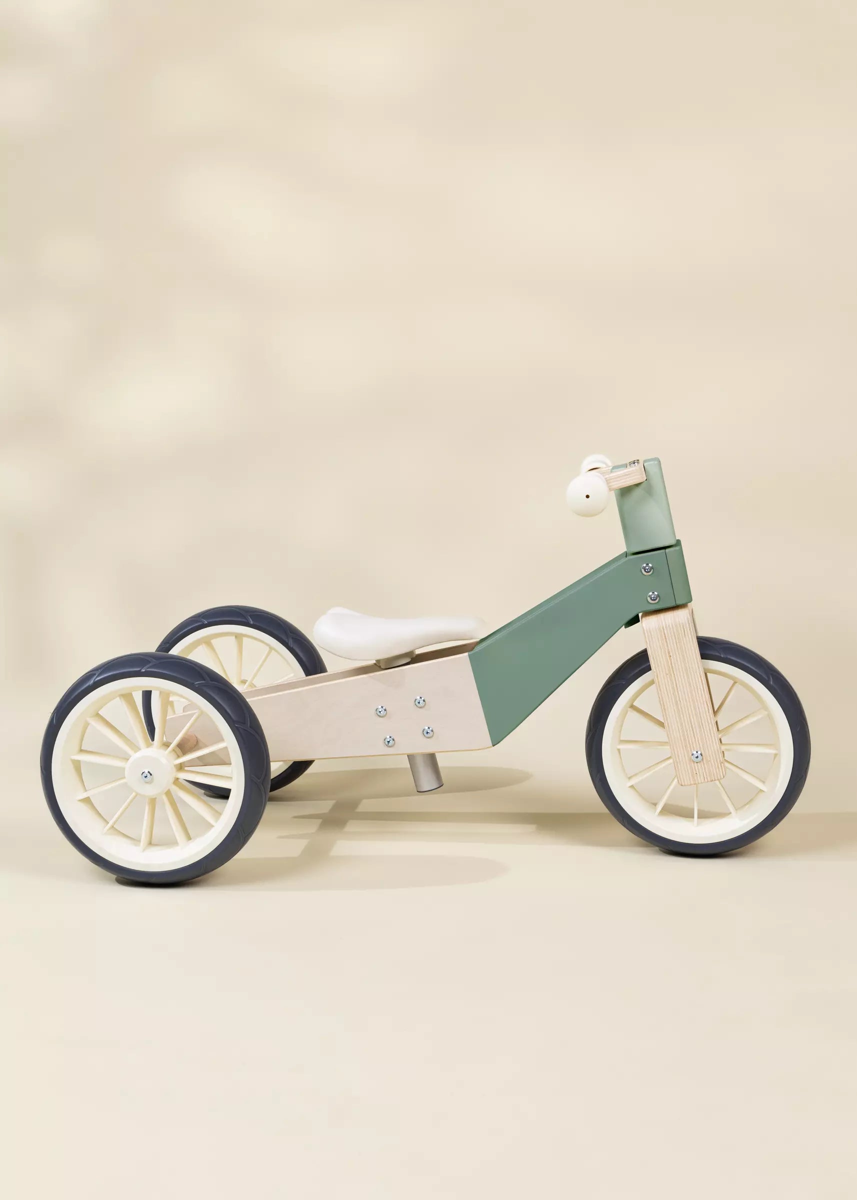 Image of Wooden Balance Bike 3-in-1 - Seafoam