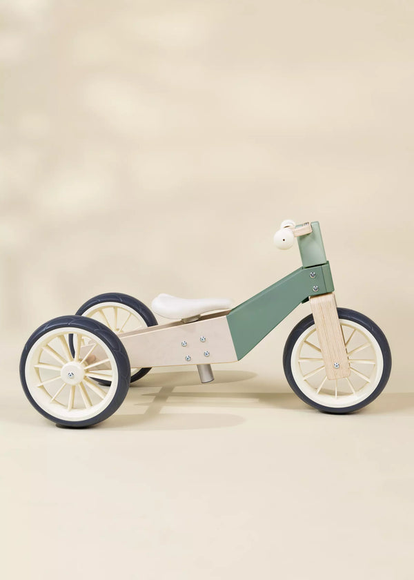 Vélo d’équilibre évolutif en bois - 3 en 1 - Seafoam