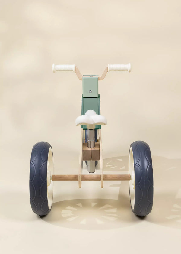 Vélo d’équilibre évolutif en bois - 3 en 1 - Seafoam