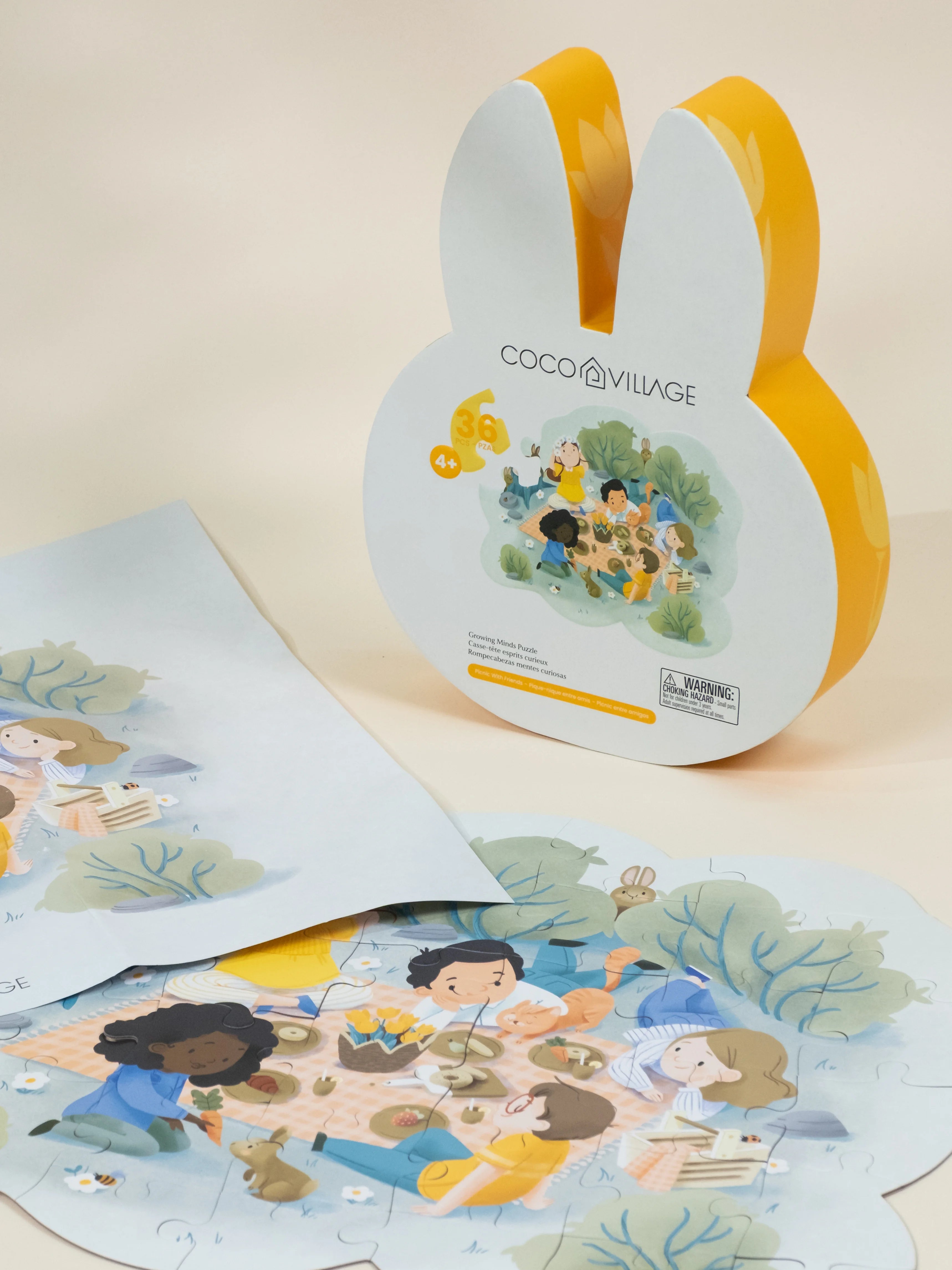 Image of Growing Minds Puzzle – Picnic with Friends(36 pcs)