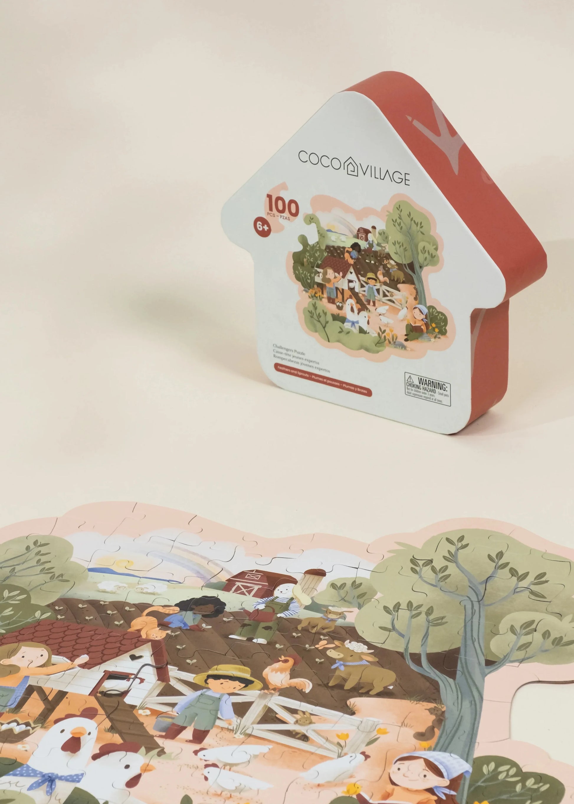 Challengers Puzzle – Feathers and Sprouts(100 pcs)