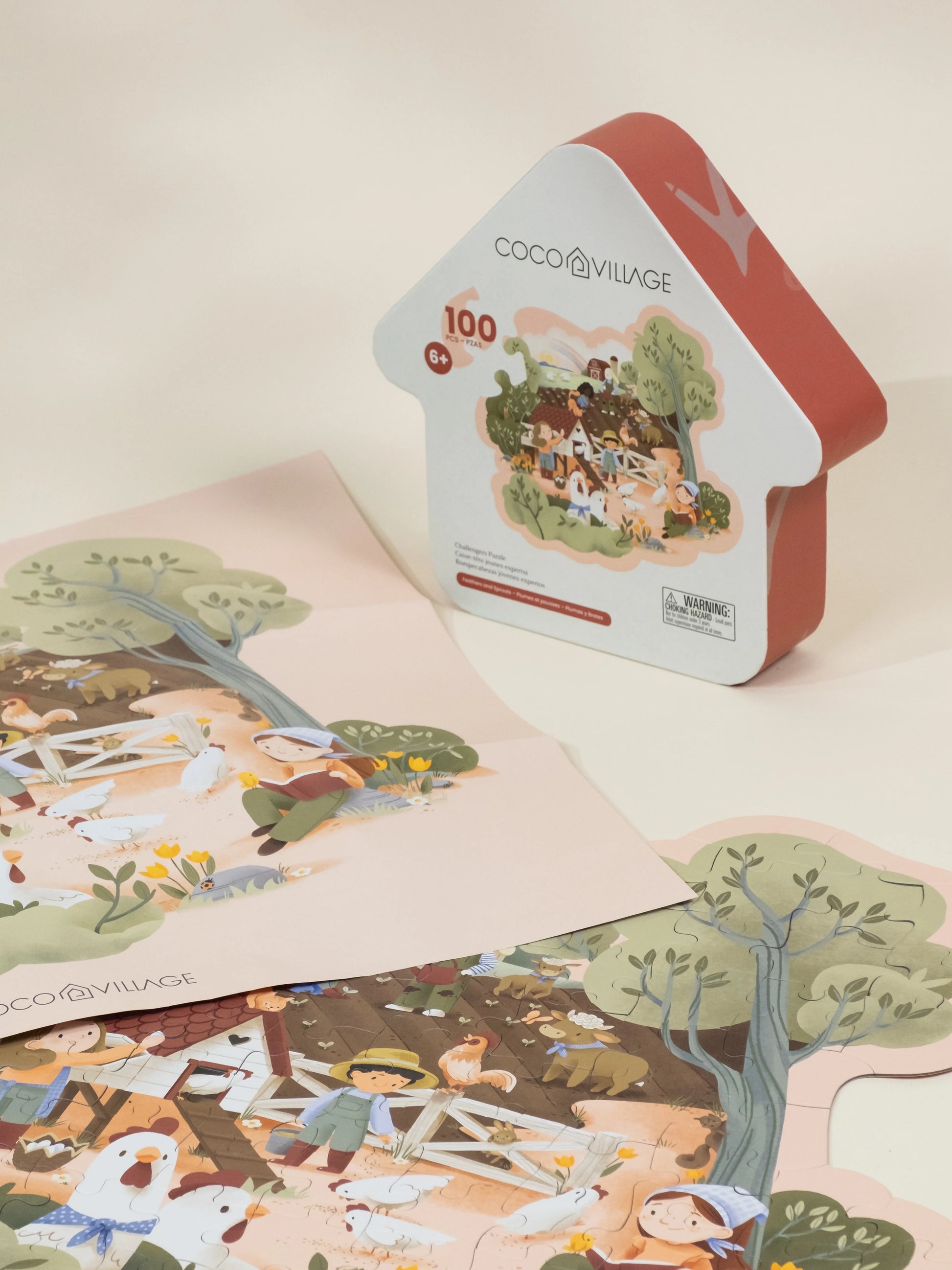 Challengers Puzzle – Feathers and Sprouts(100 pcs)