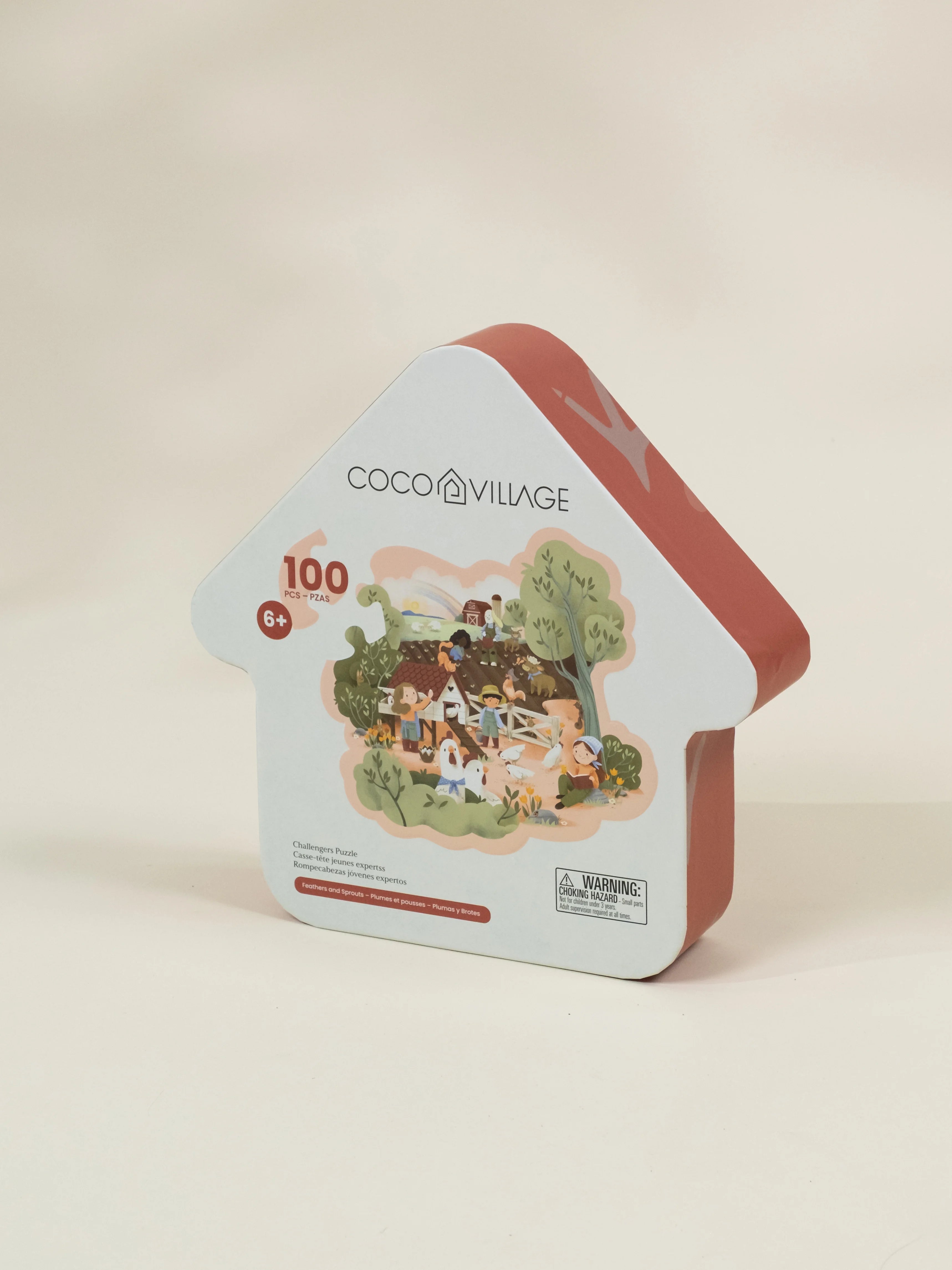 Image of Challengers Puzzle – Feathers and Sprouts(100 pcs)