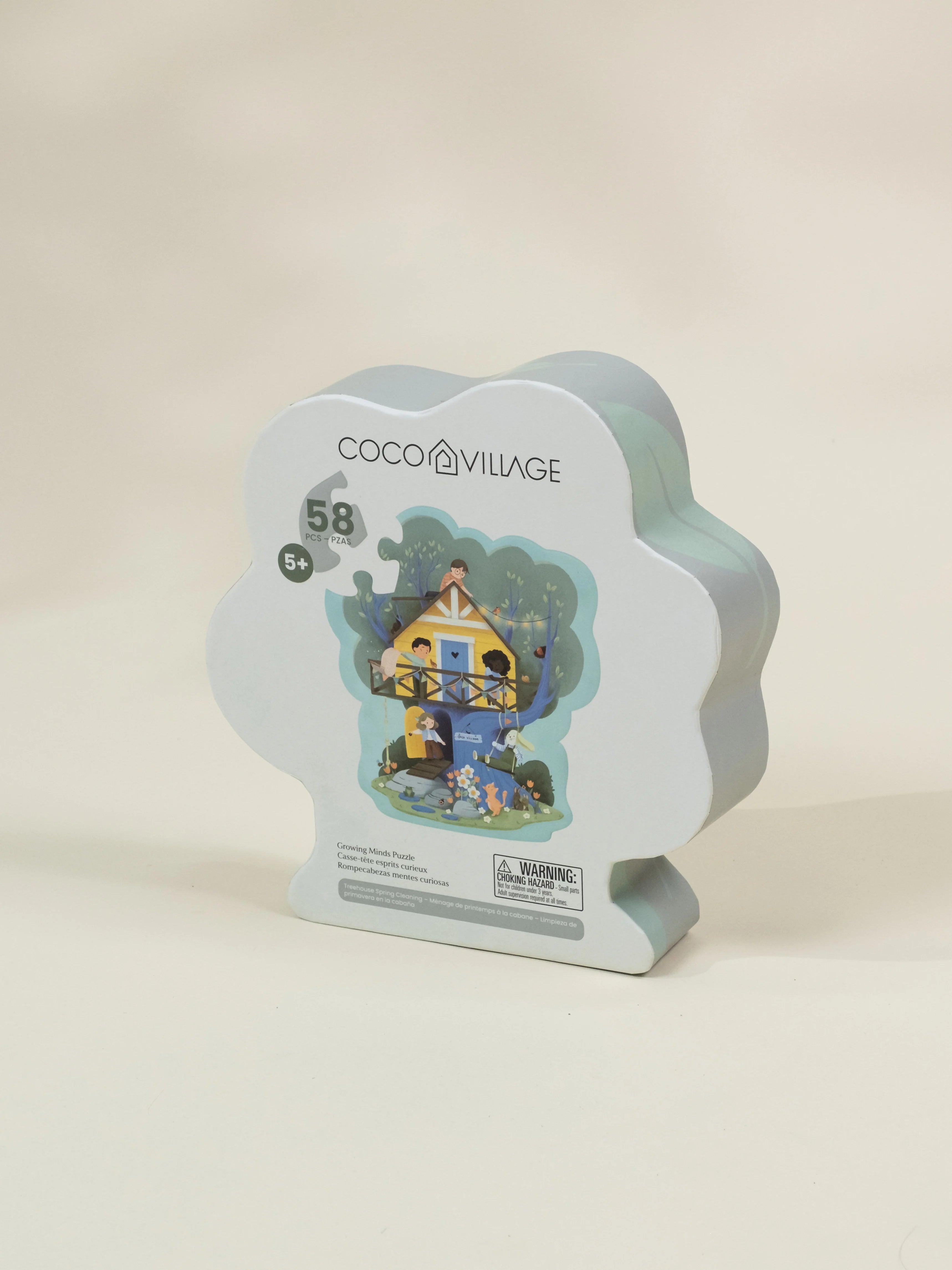 Image of Growing Minds Puzzle – Treehouse Spring(58 pcs)