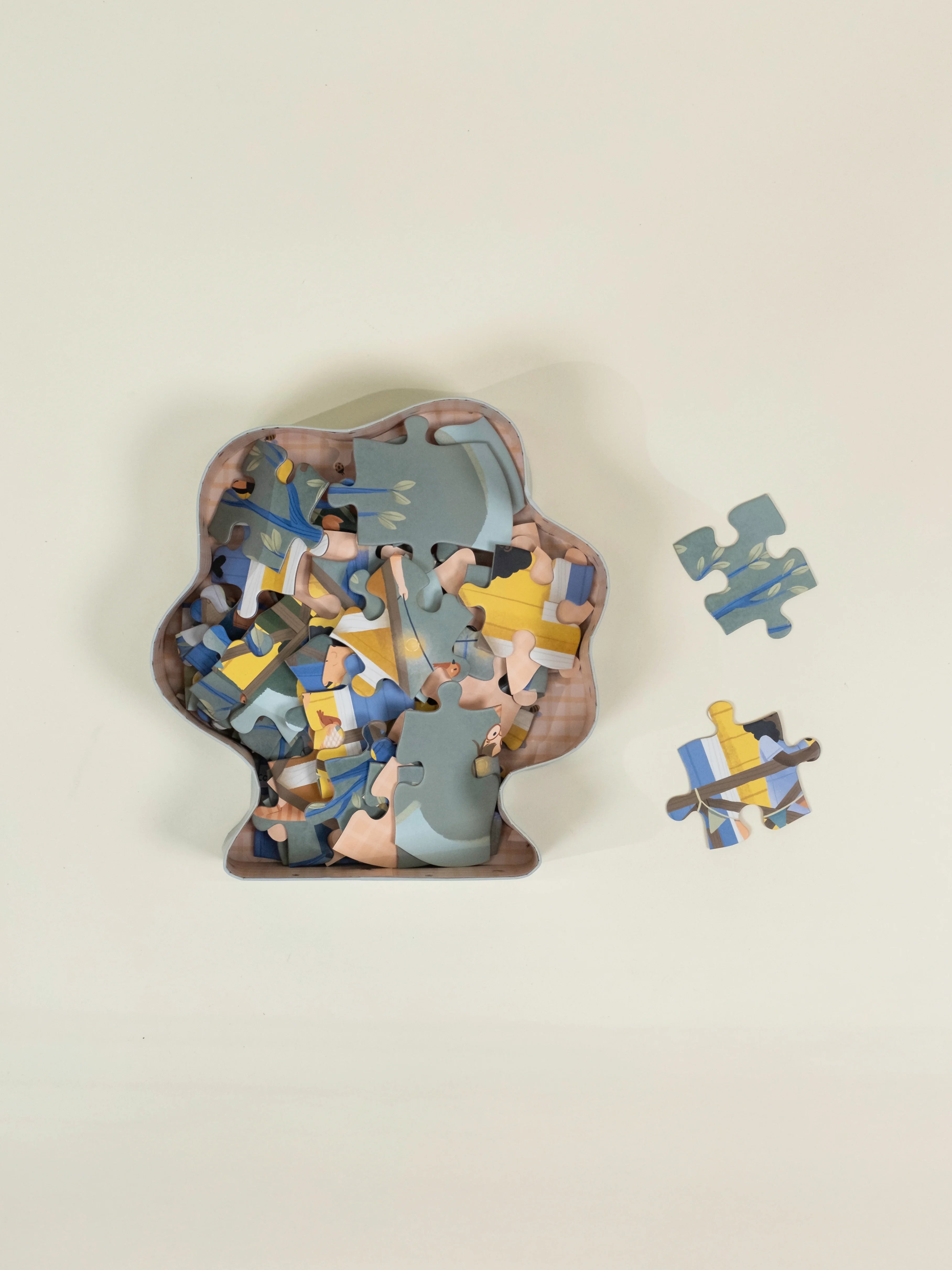 Image of Growing Minds Puzzle – Treehouse Spring(58 pcs)