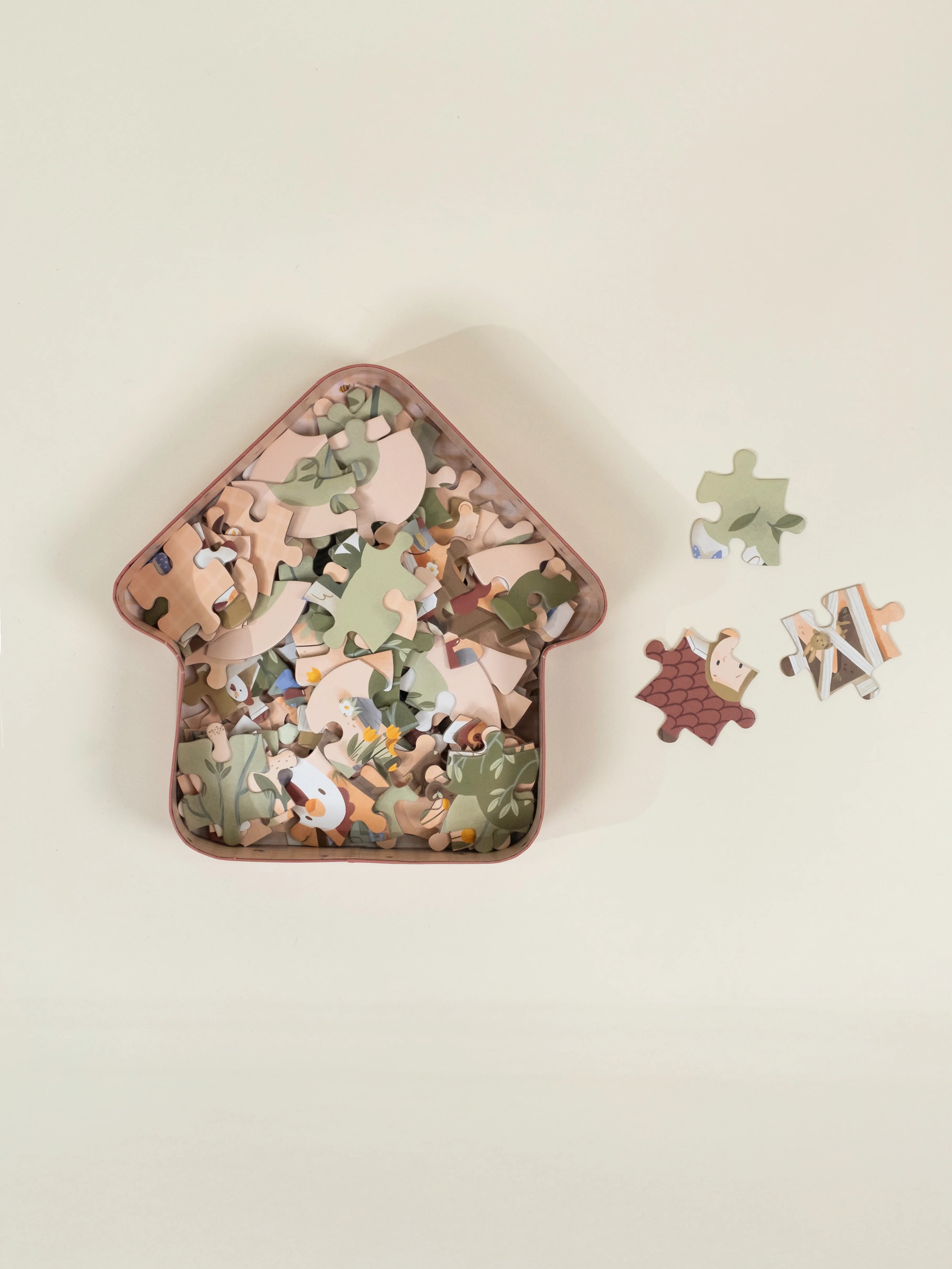 Image of Challengers Puzzle – Feathers and Sprouts(100 pcs)