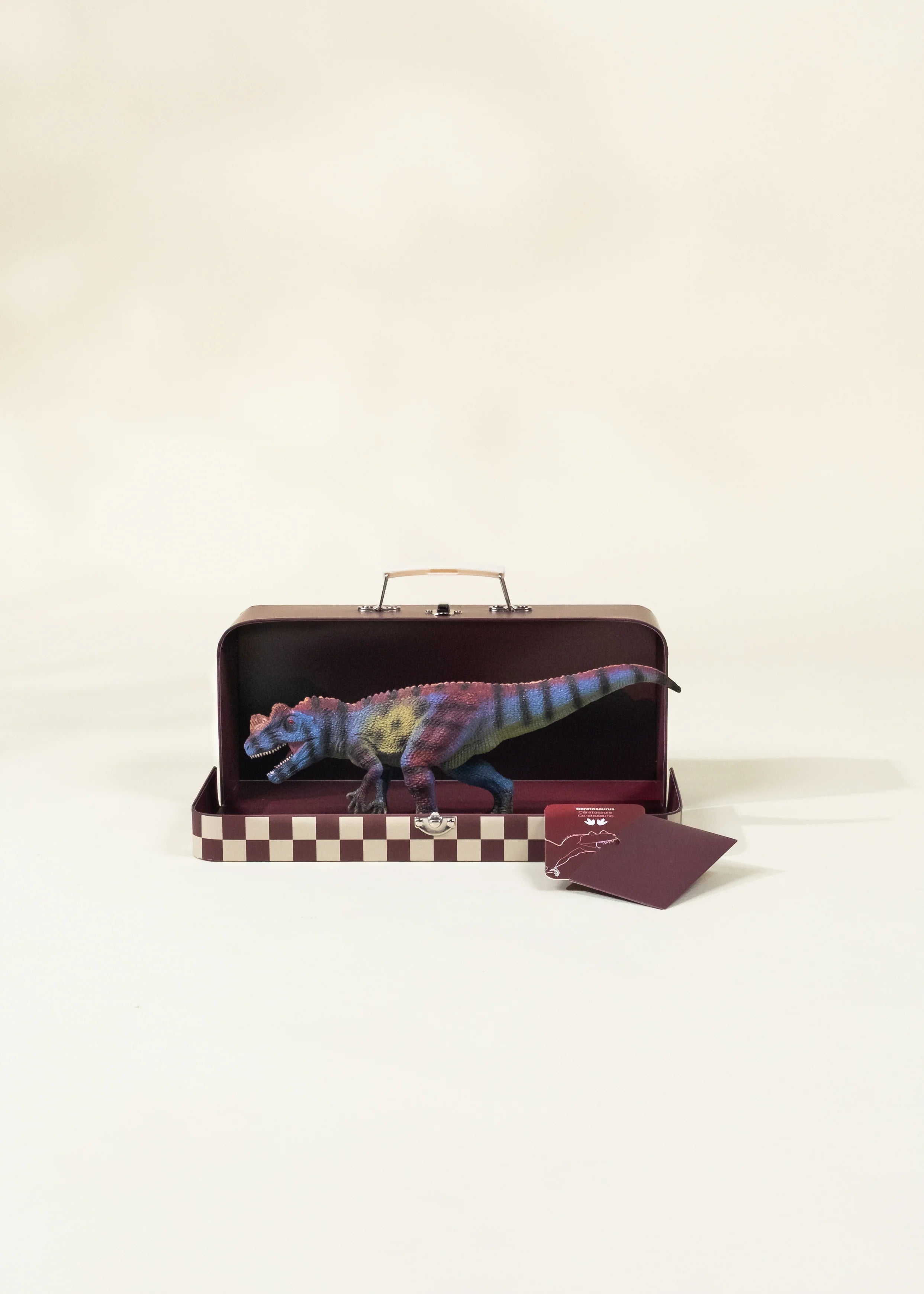 Image of Ceratosaurus Dinosaur in a Collectible Box