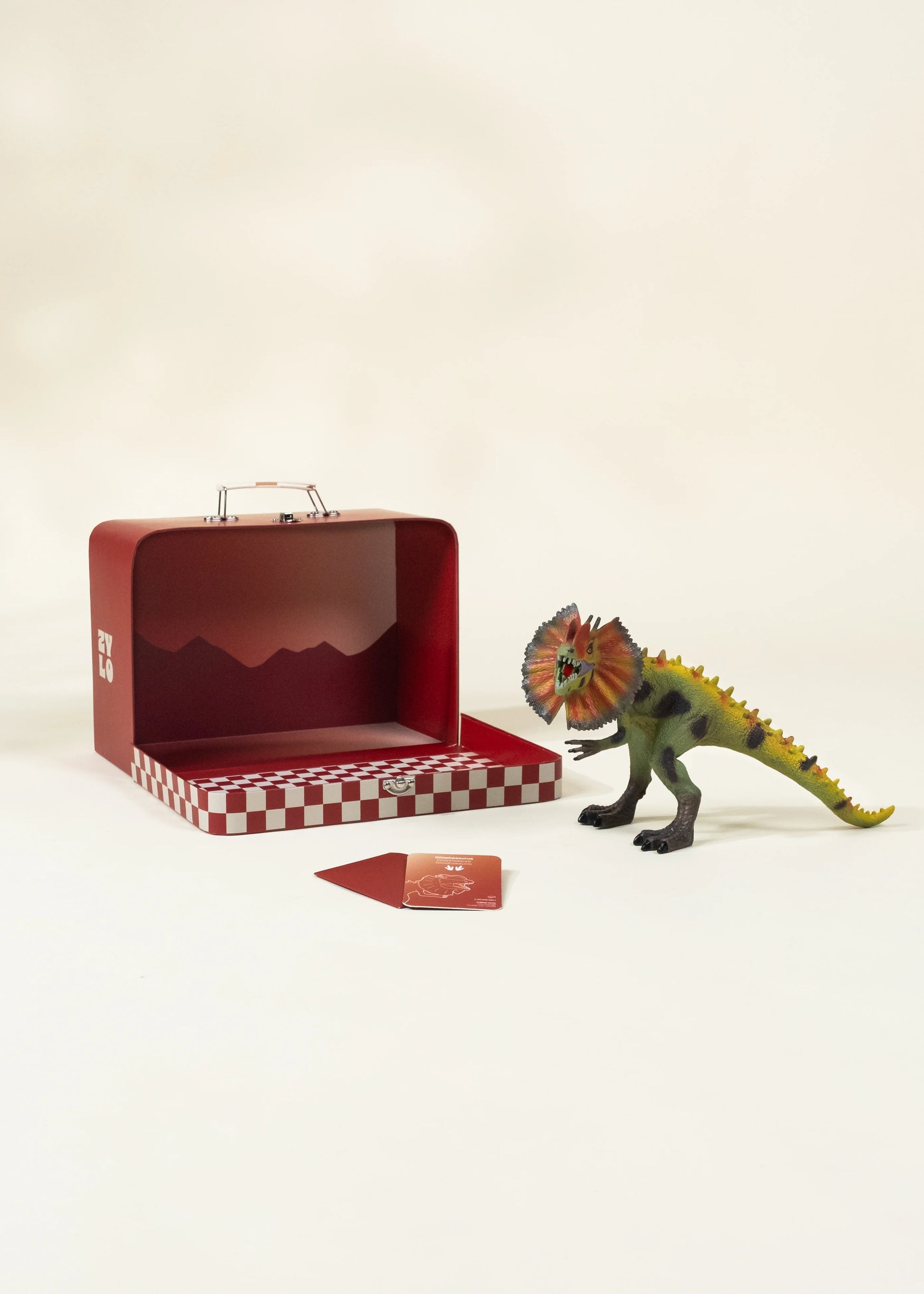 Dilophosaurus Dinosaur in a Collectible Box