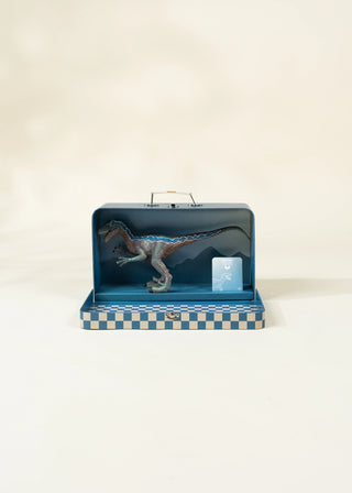 Dinosaure Vélociraptor & coffret collection