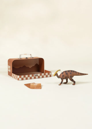 Dinosaure Parasaulolophus & coffret collection