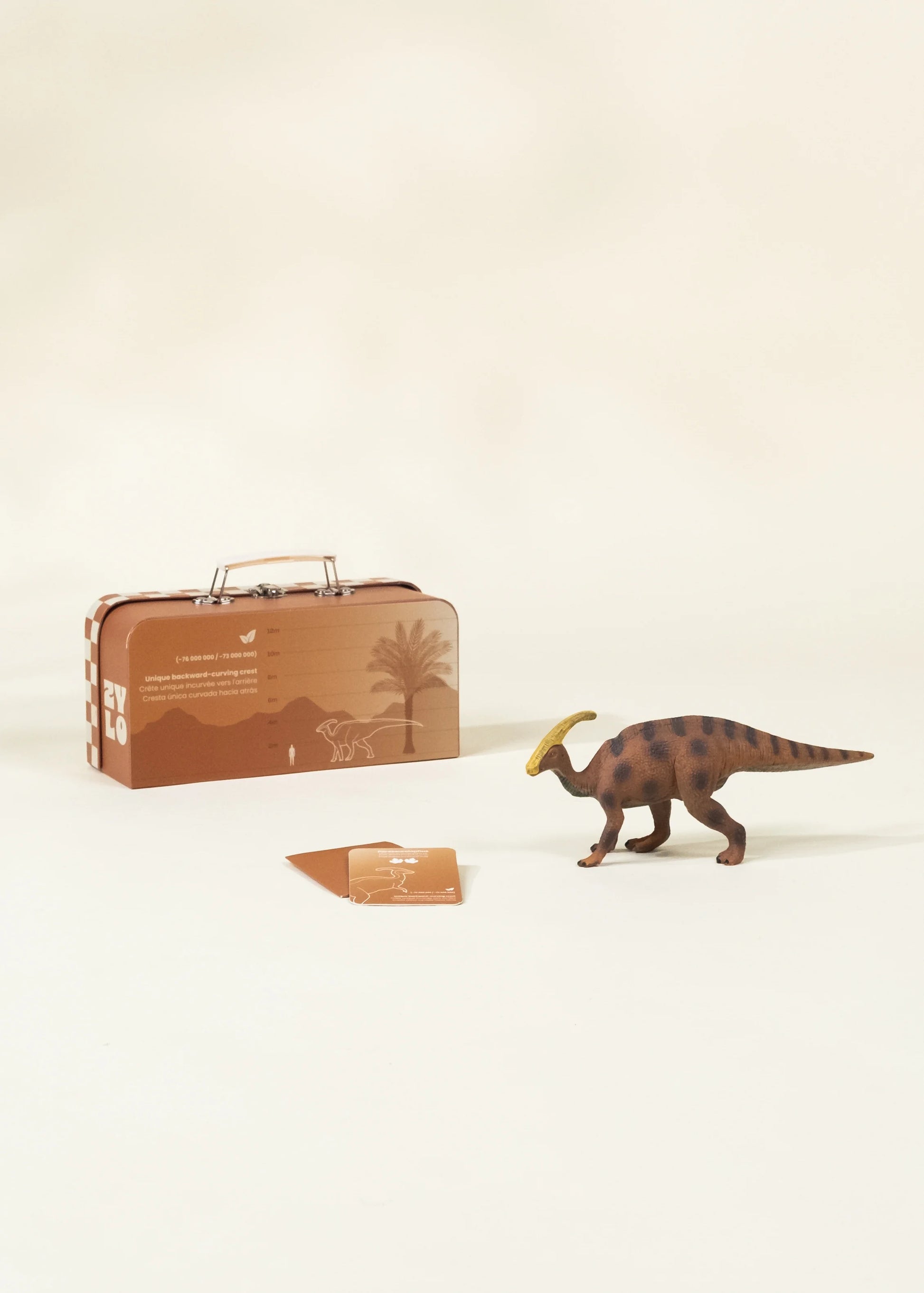 Parasaurolophus Dinosaur in a Collectible Box