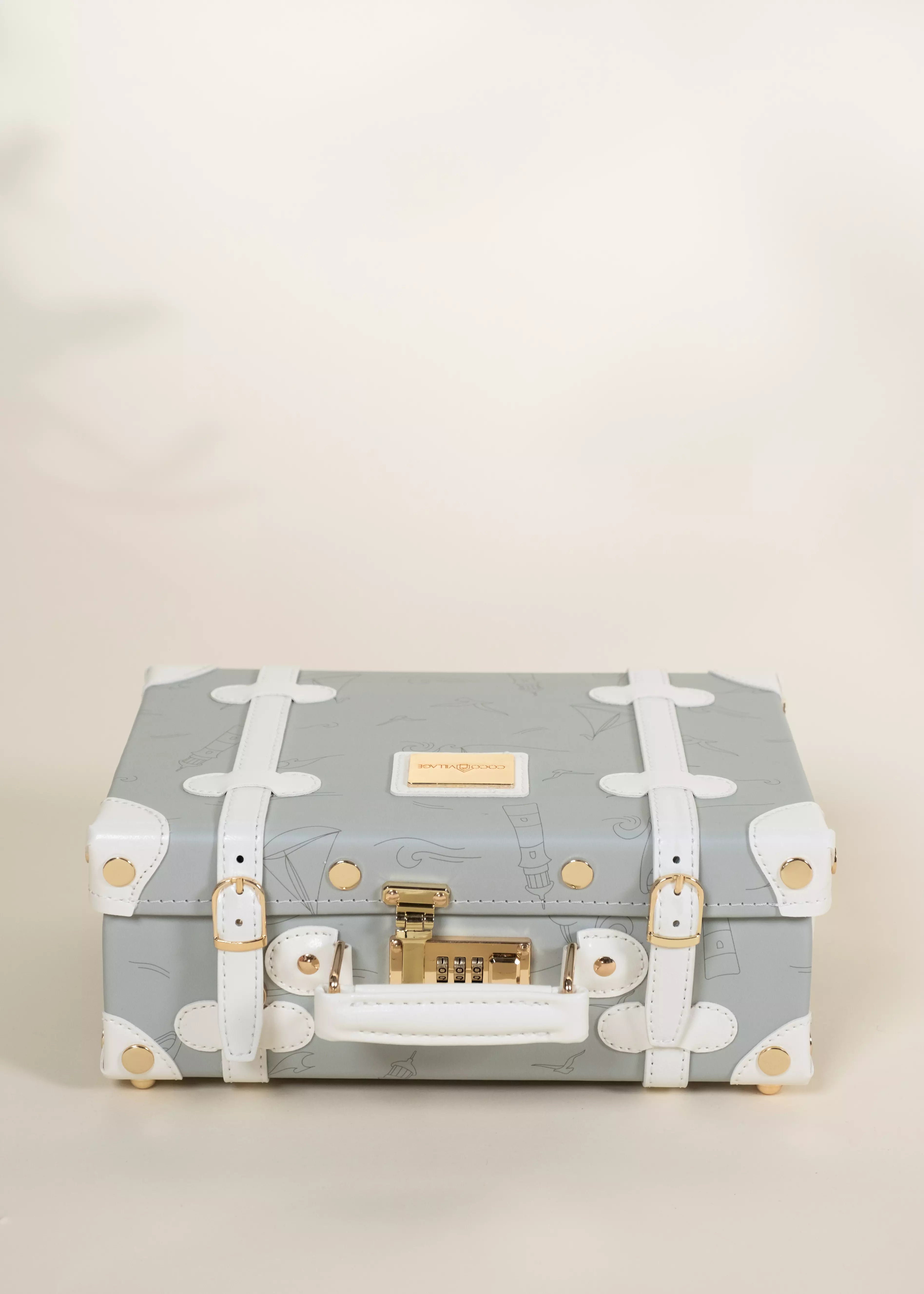 Image of Valise de jeu en cuir vegan - Océan