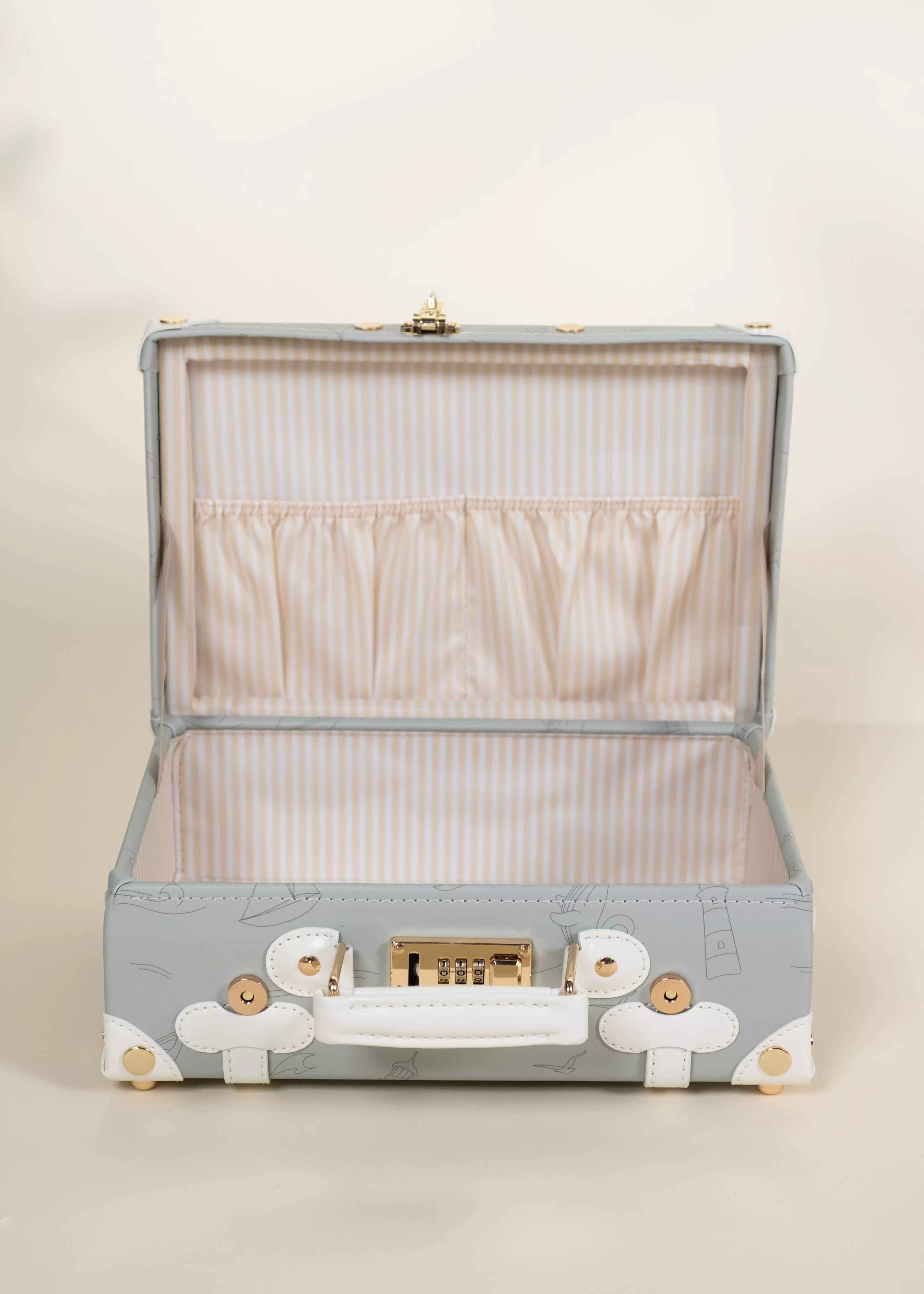 Image of Valise de jeu en cuir vegan - Océan