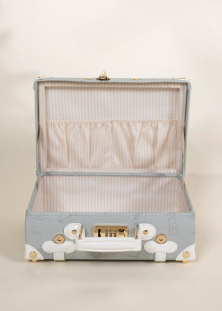 Valise de jeu en cuir vegan - Océan
