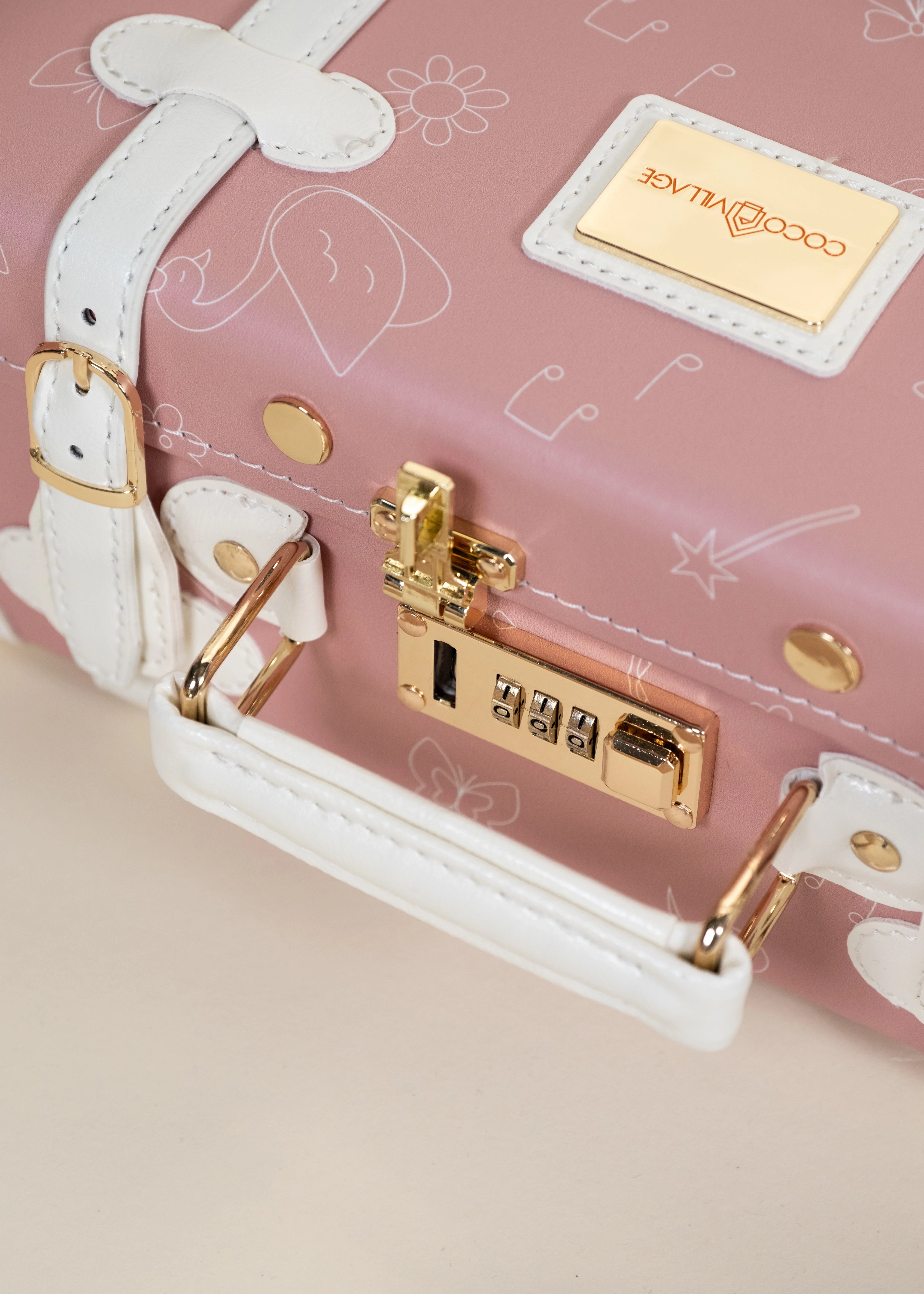 Image of Vegan Leather Play Suitcase - Ballerina