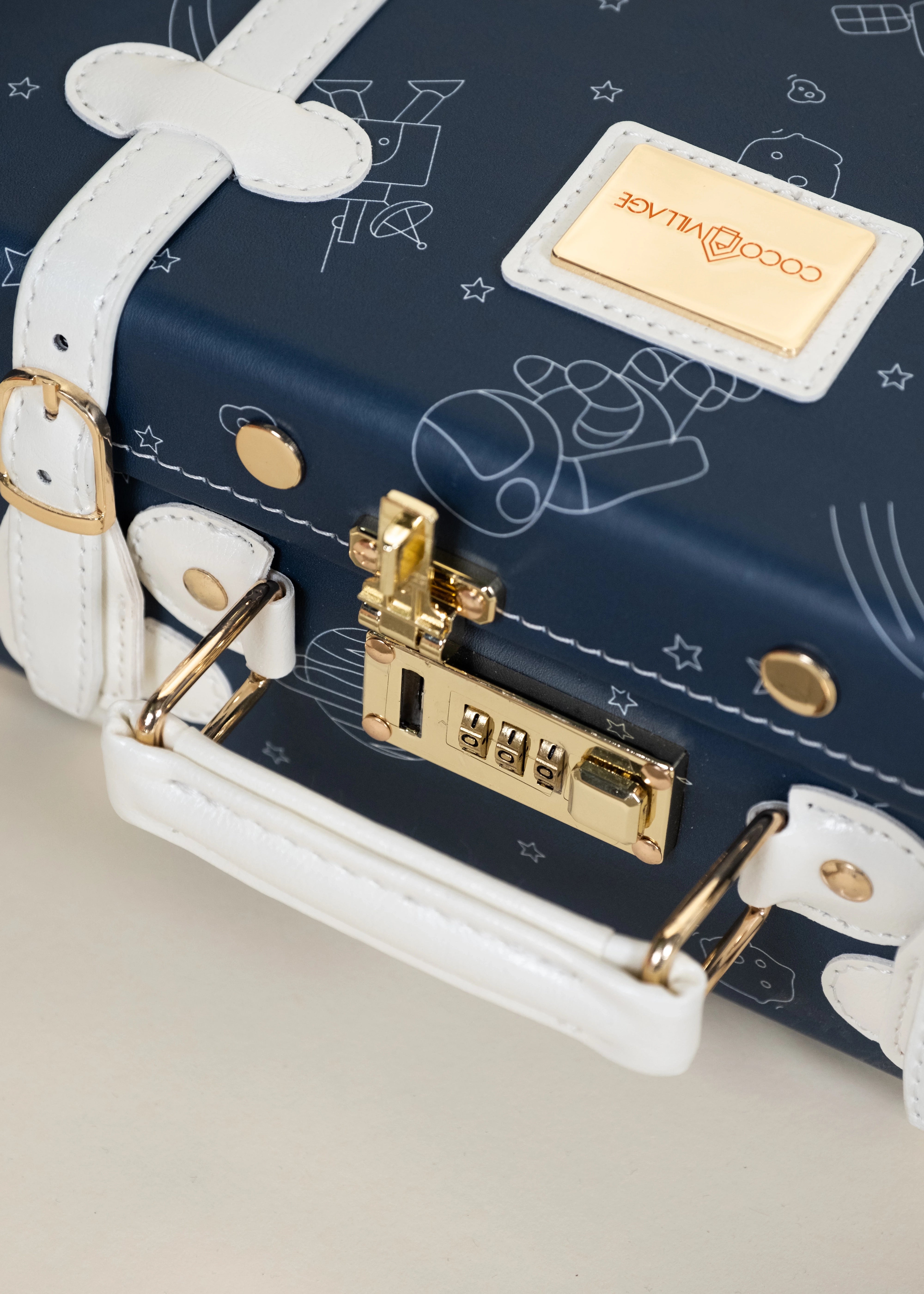 Image of Vegan Leather Play Suitcase - Space