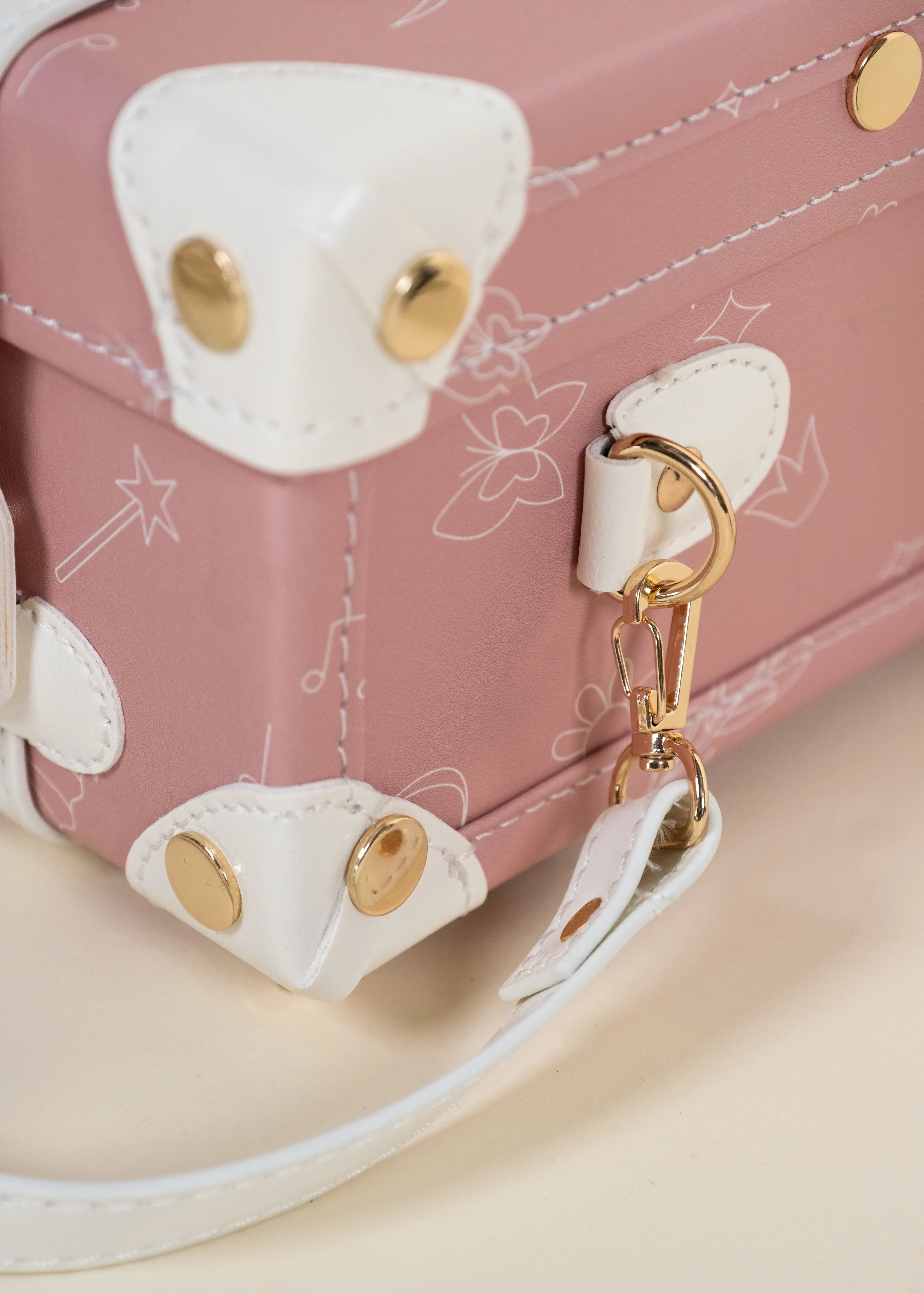 Image of Vegan Leather Play Suitcase - Ballerina