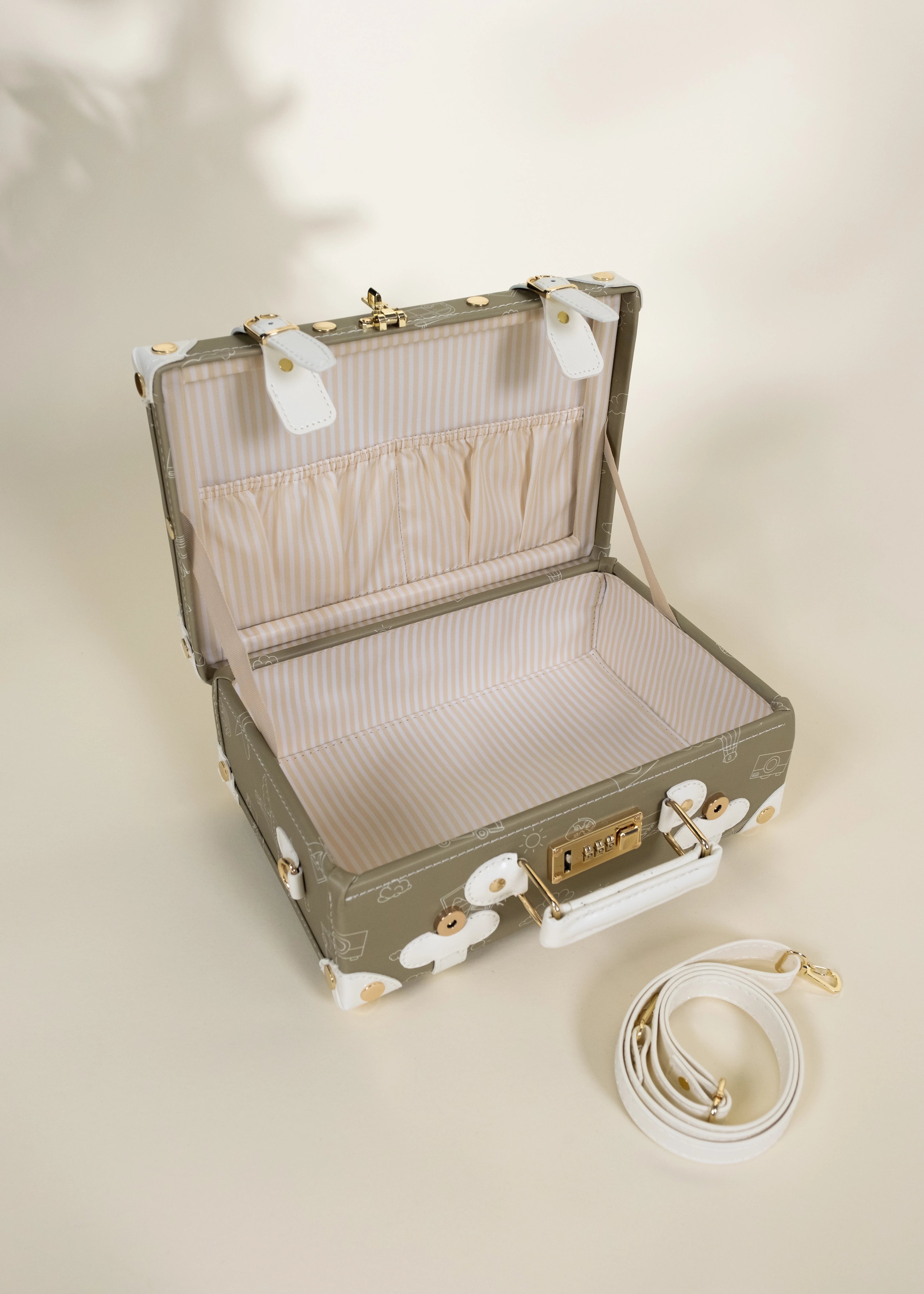 Image of Vegan Leather Carry-On Suitcase - Travel