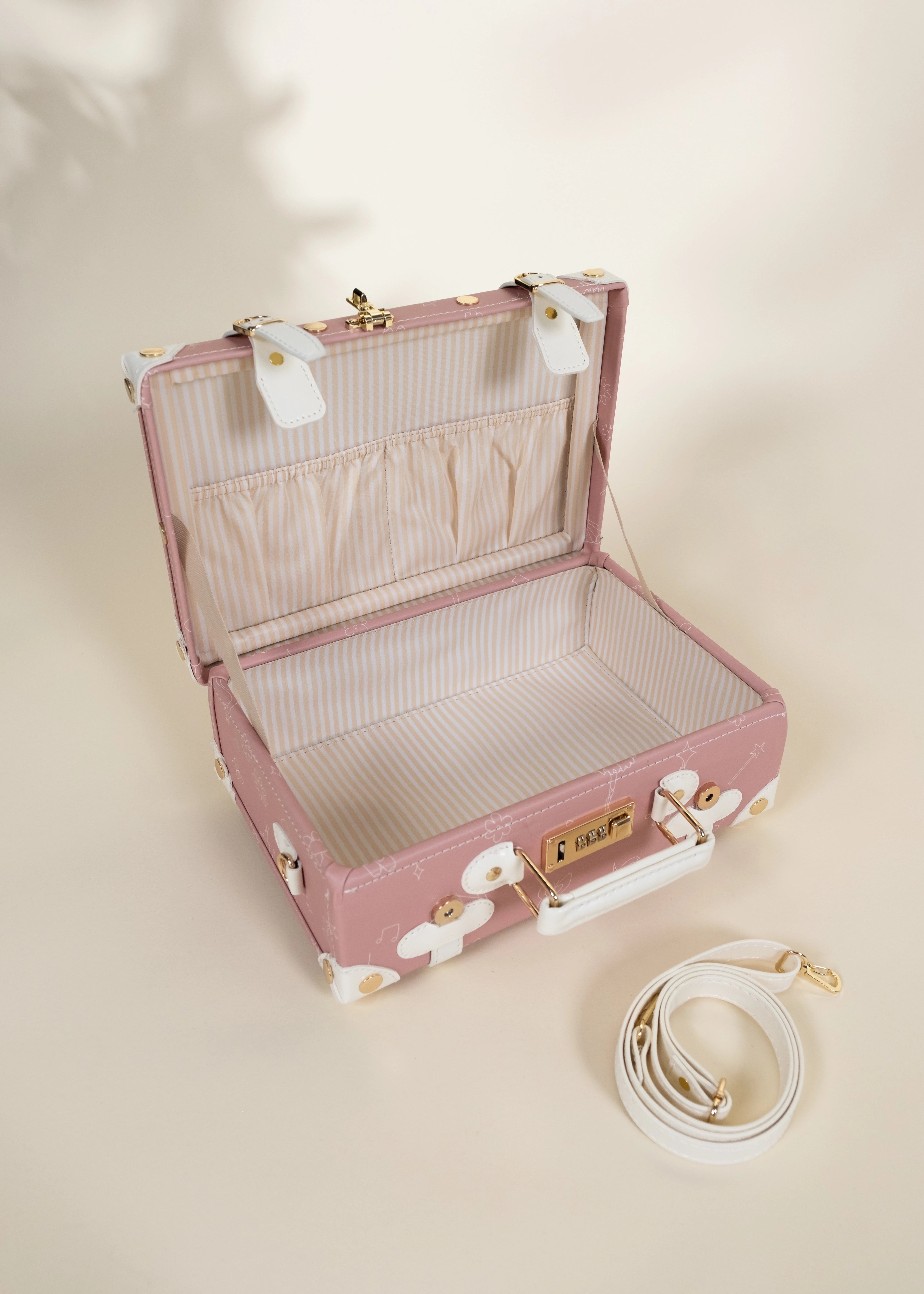 Image of Valise de cabine en cuir végétalien - Ballerine