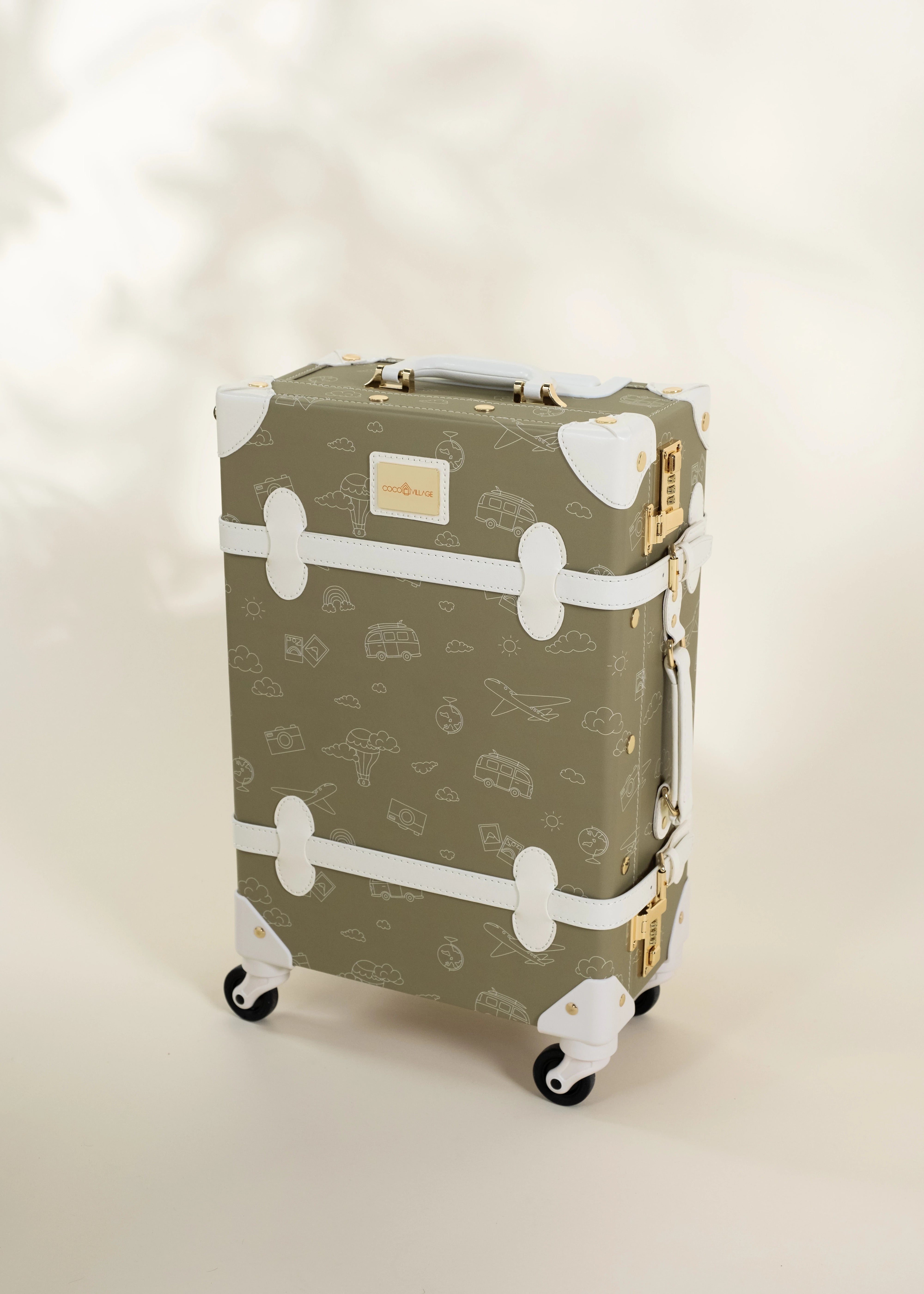 Image of Vegan Leather Carry-On Suitcase - Travel