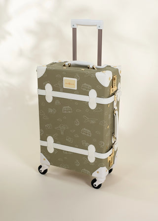 Valise de cabine en cuir végétalien - Voyage