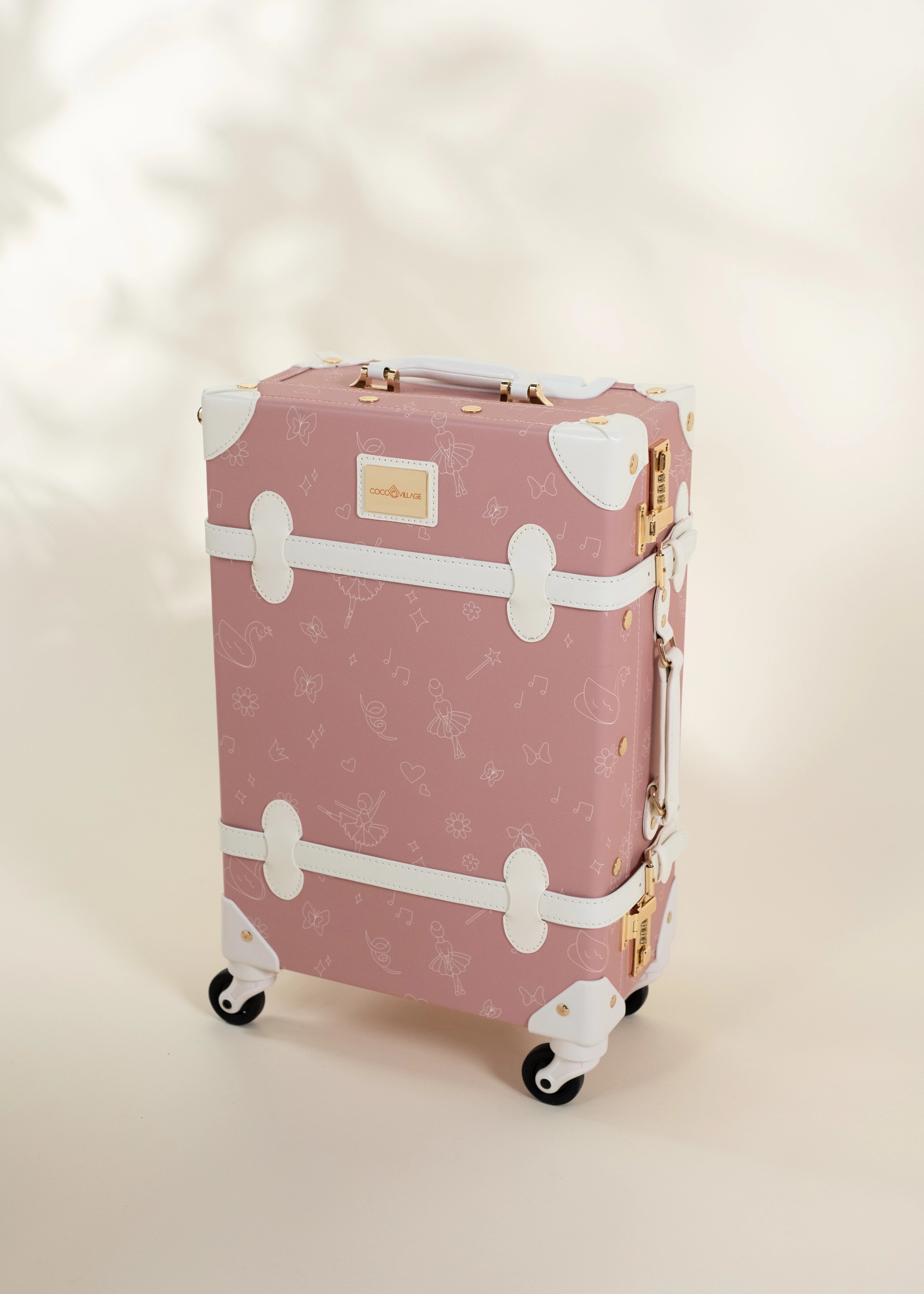 Image of Valise de cabine en cuir végétalien - Ballerine