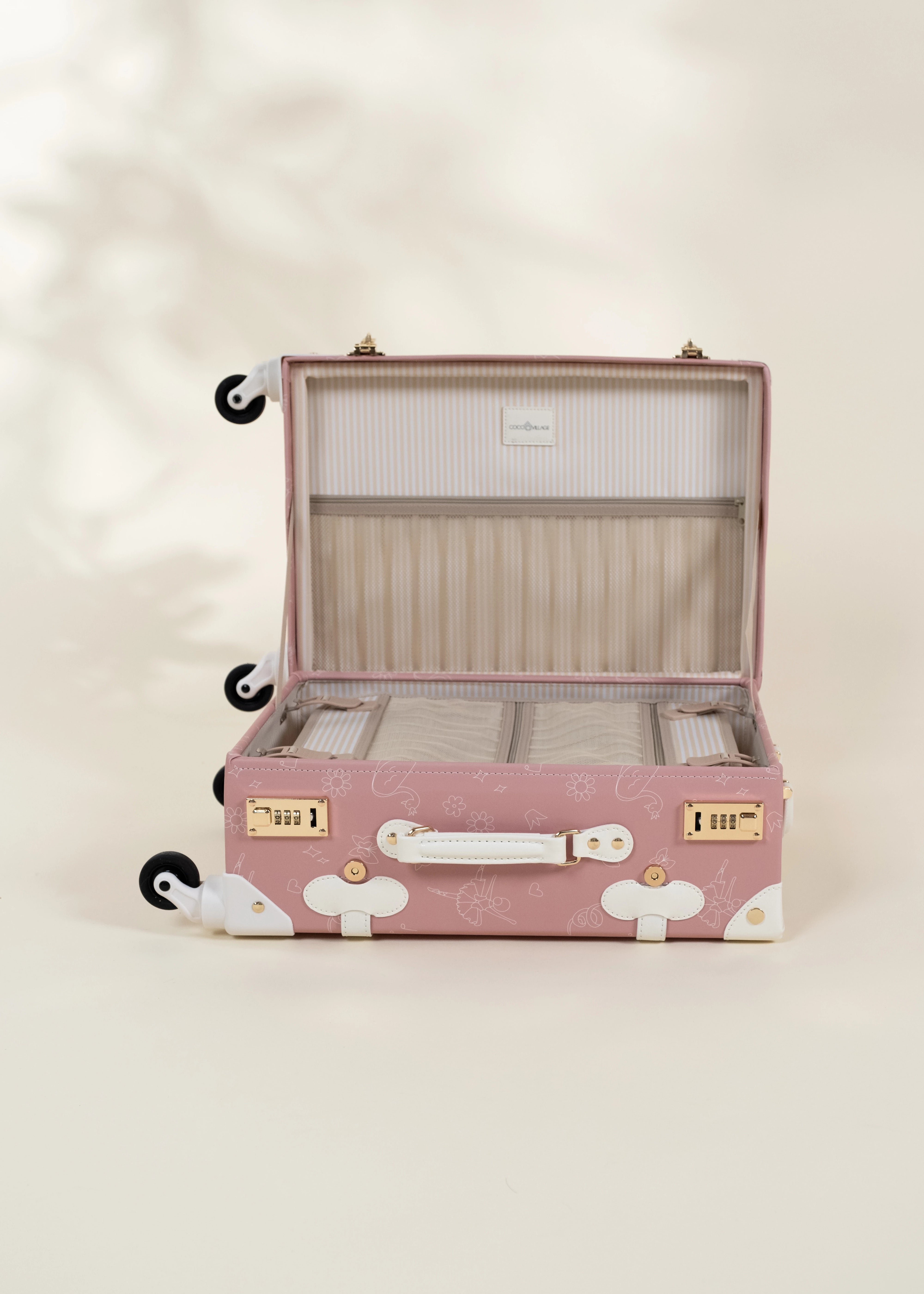 Image of Valise de cabine en cuir végétalien - Ballerine