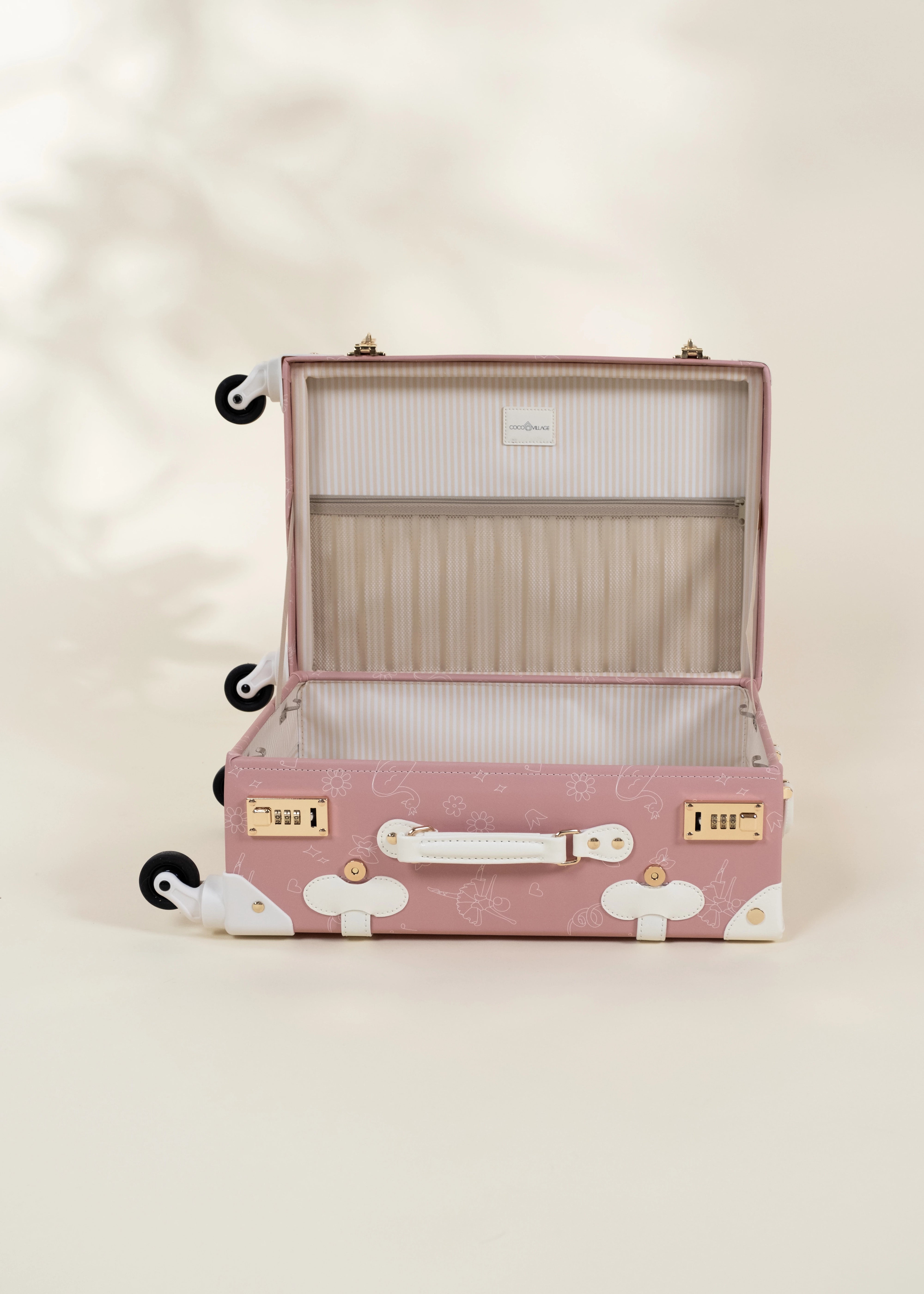 Image of Valise de cabine en cuir végétalien - Ballerine
