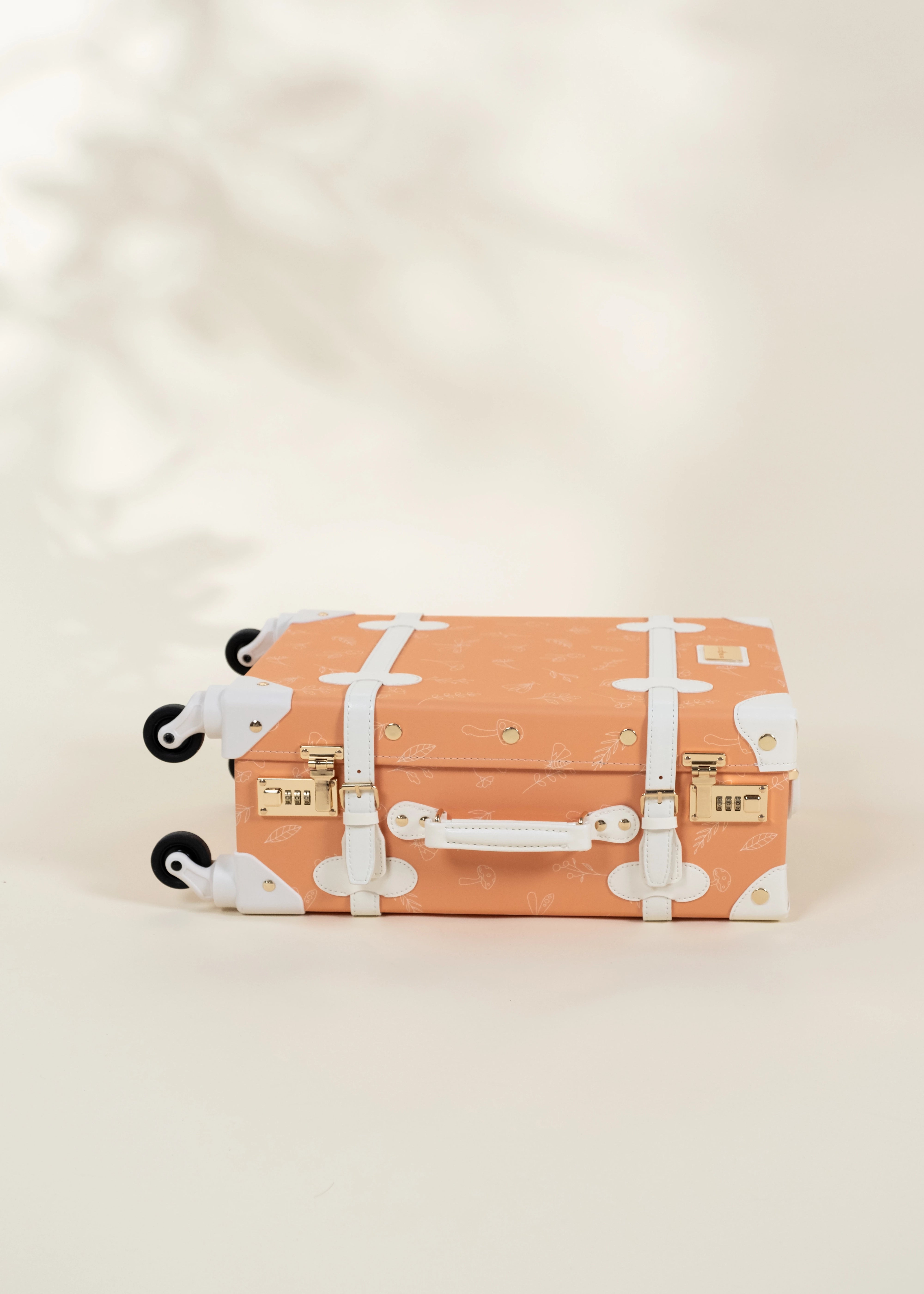 Image of Vegan Leather Carry-On Suitcase - Nature